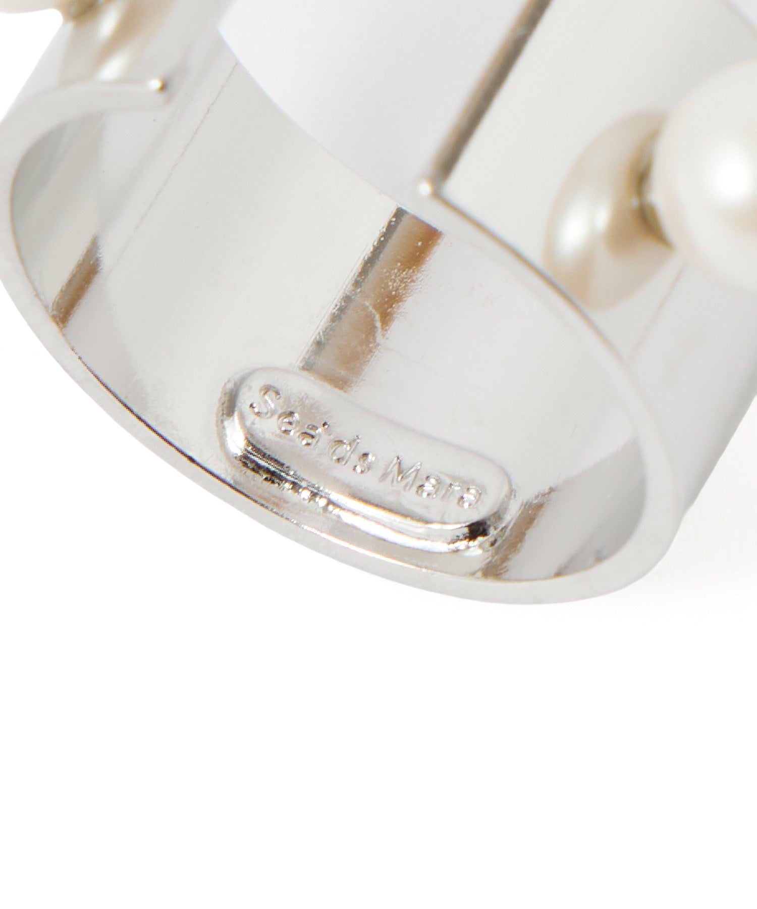 Sea’ds mara/Double pearl ring