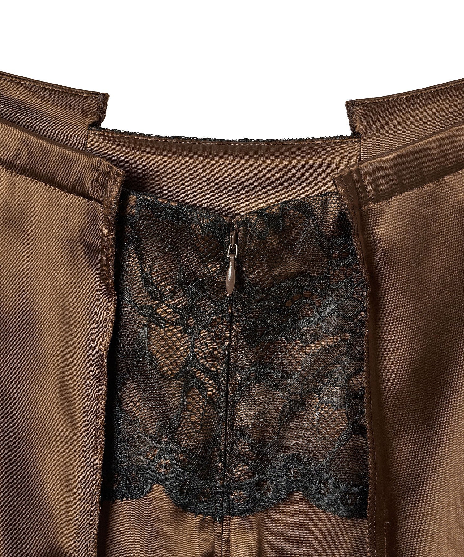 BASICKS/SILKY SATIN MIDI SKIRT