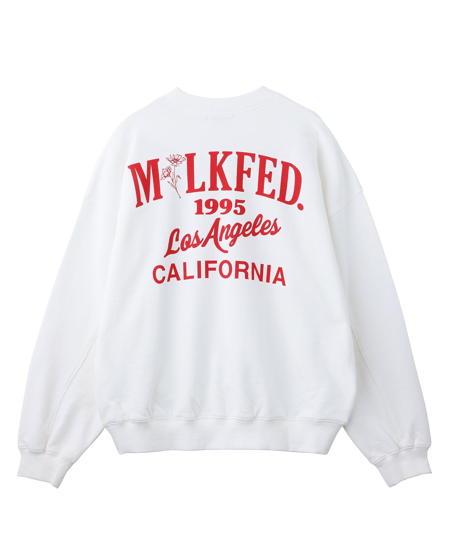 FLOWER LOGO SWEAT TOP MILKFED.