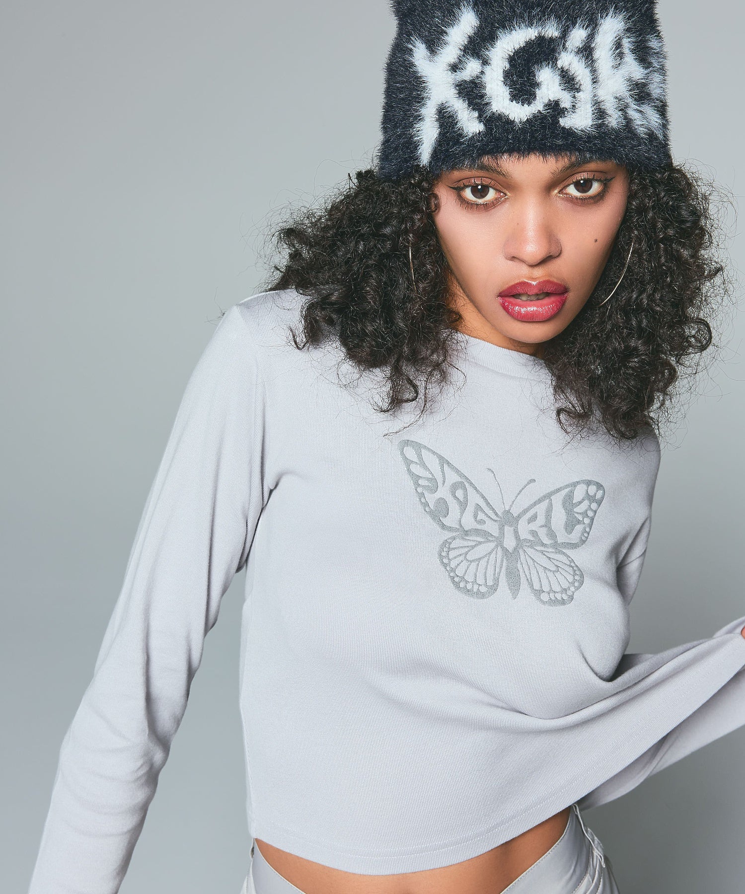 SIGNATURE LOGO SHAGGY BEANIE