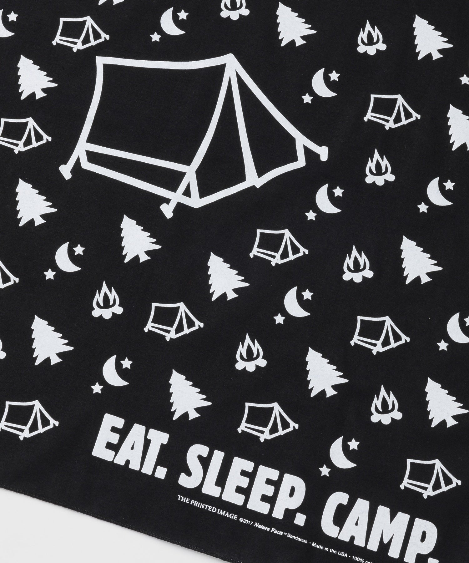 【The Printed Image】ﾈｲﾁｬｰﾌﾟﾘﾝﾄ EAT.SLEEP.CAMP.