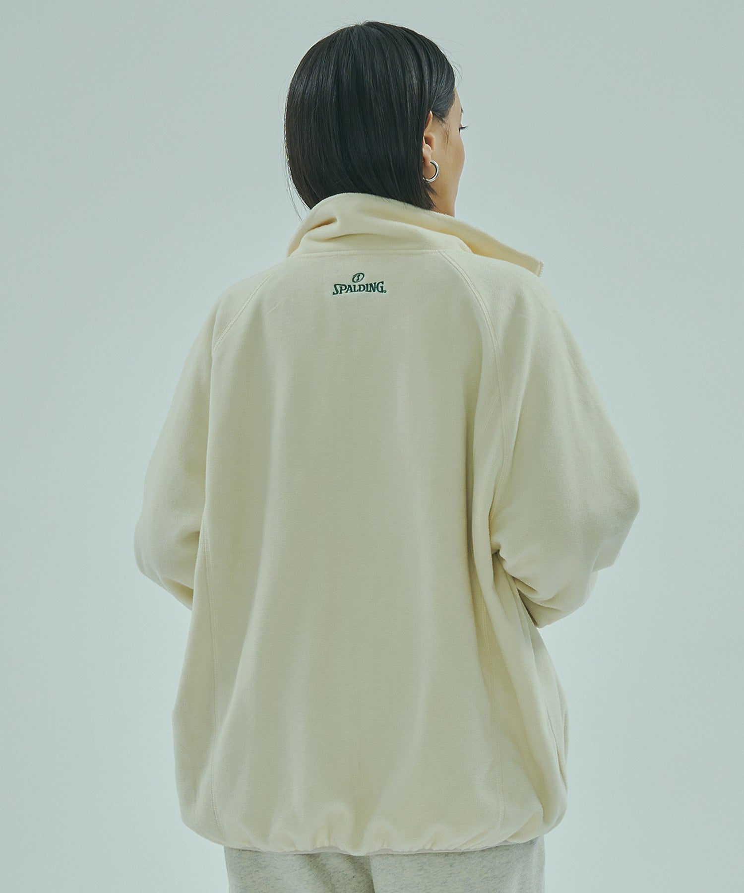 SPALDING x ROSE BUD FLEECE JACKET