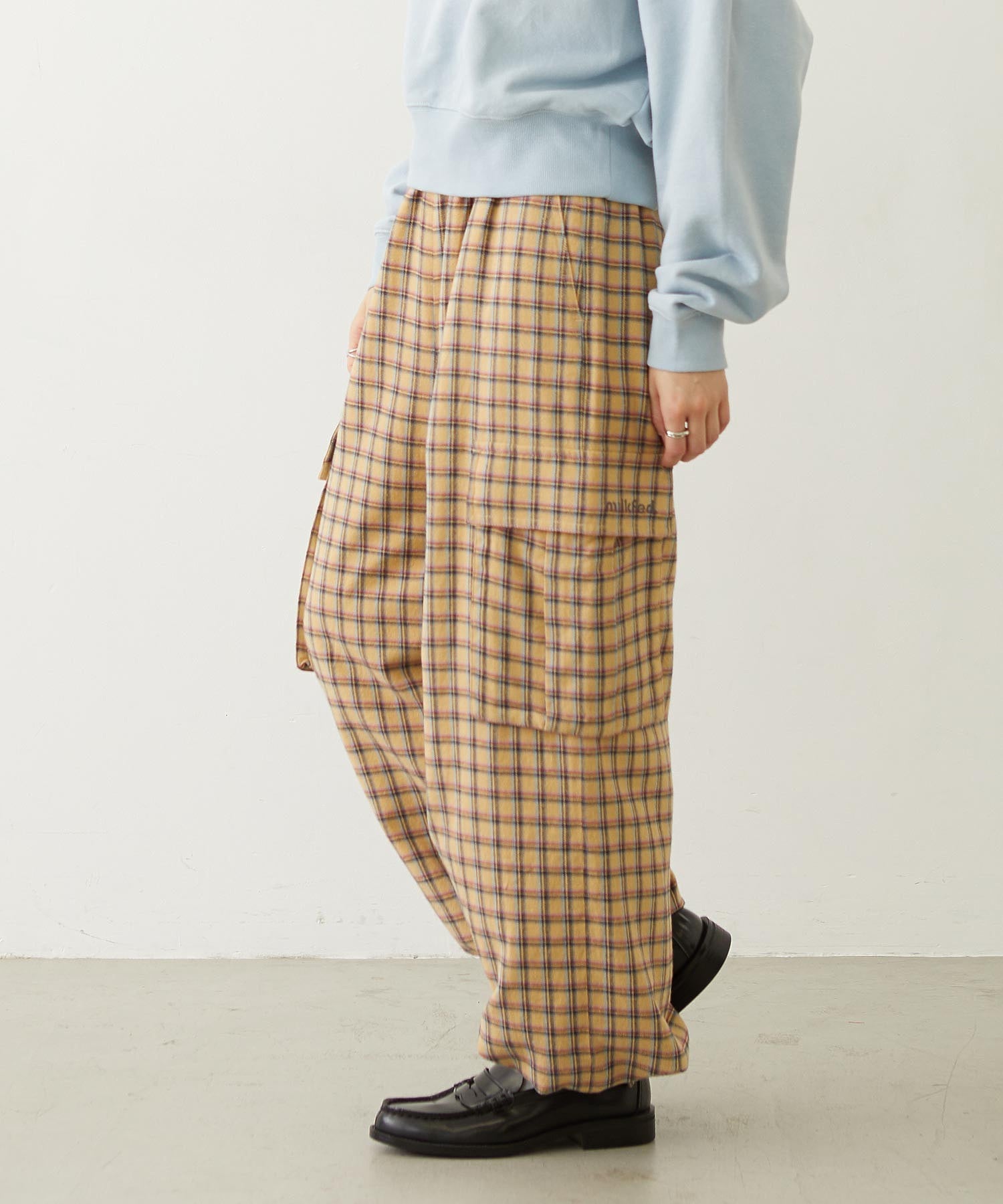 CHECKED CARGO PANTS
