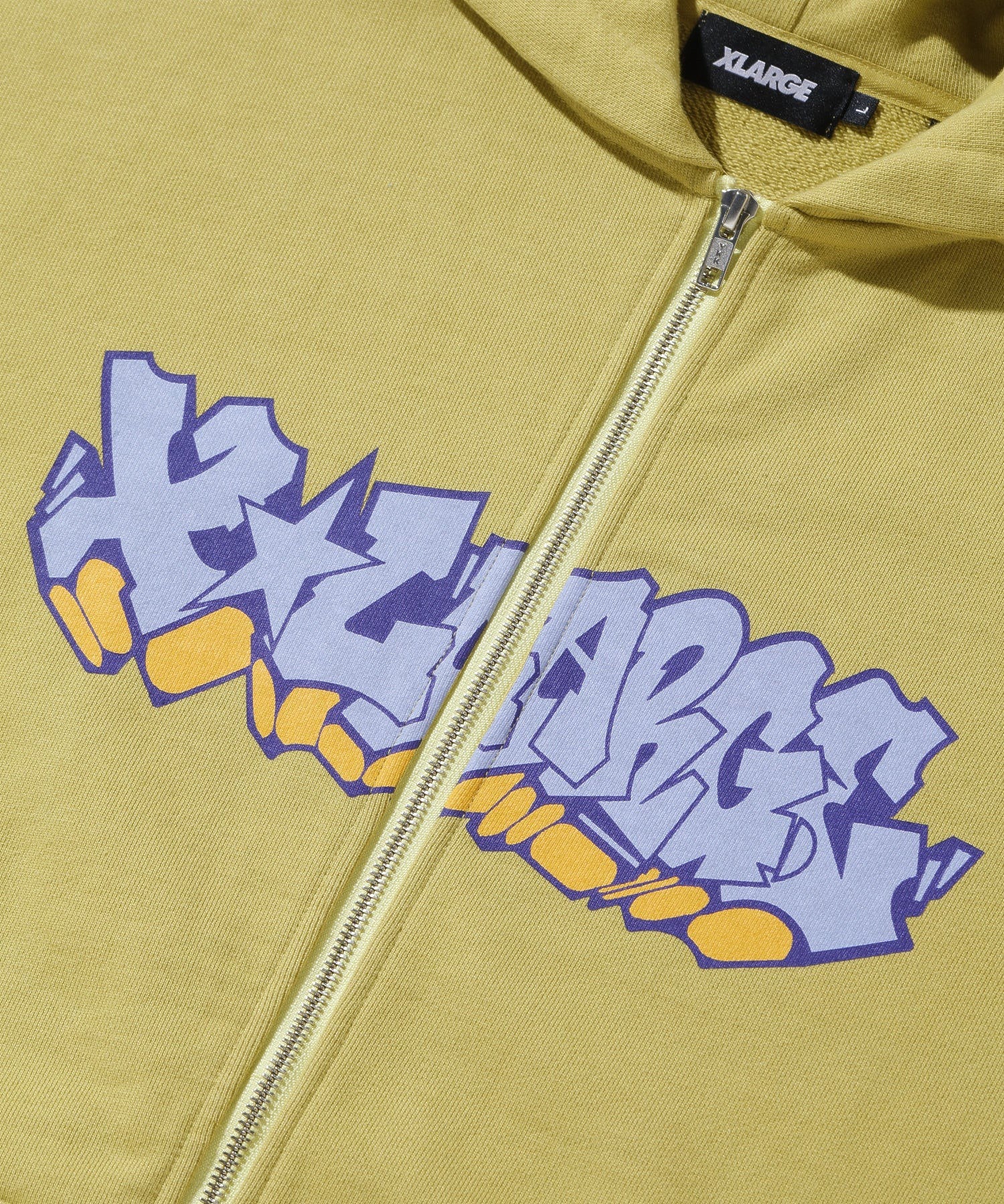 GRAFFITI ZIP UP HOODED SWEATSHIRT XLARGE