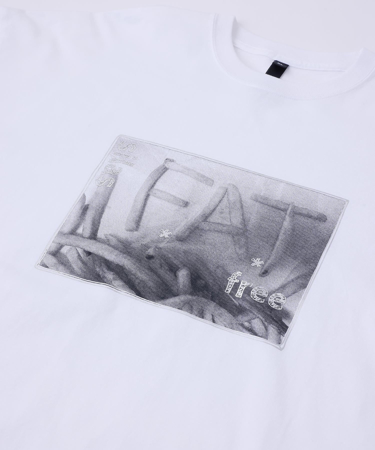 FAT FREE PHOTO PRINT WIDE S/S TEE SILAS