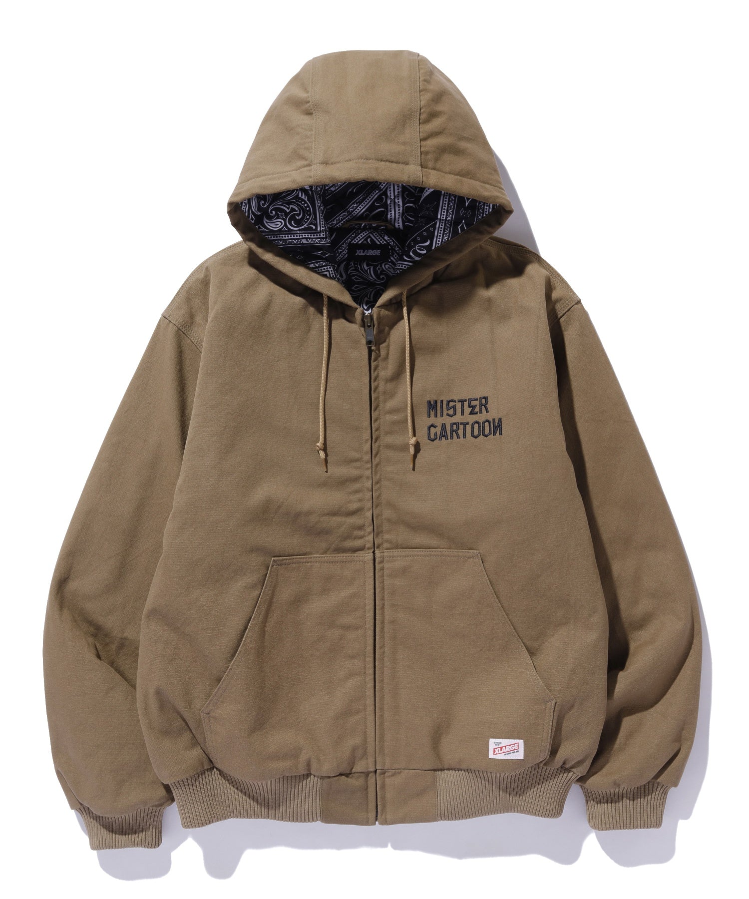 XLARGE×Mister Cartoon HOODED WORK JACKET