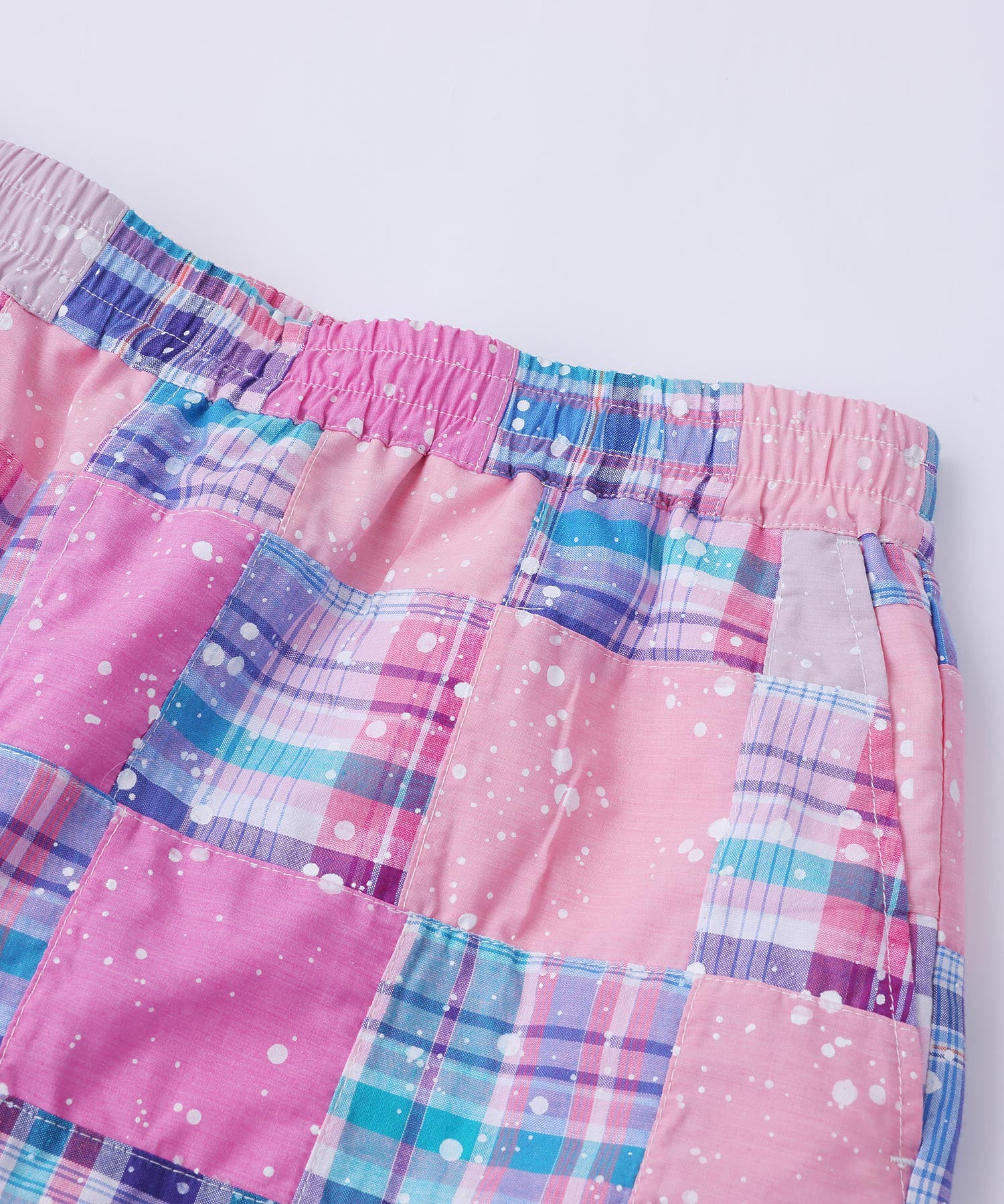 SPLASH PATCHWORK SHORT PANTS SILAS