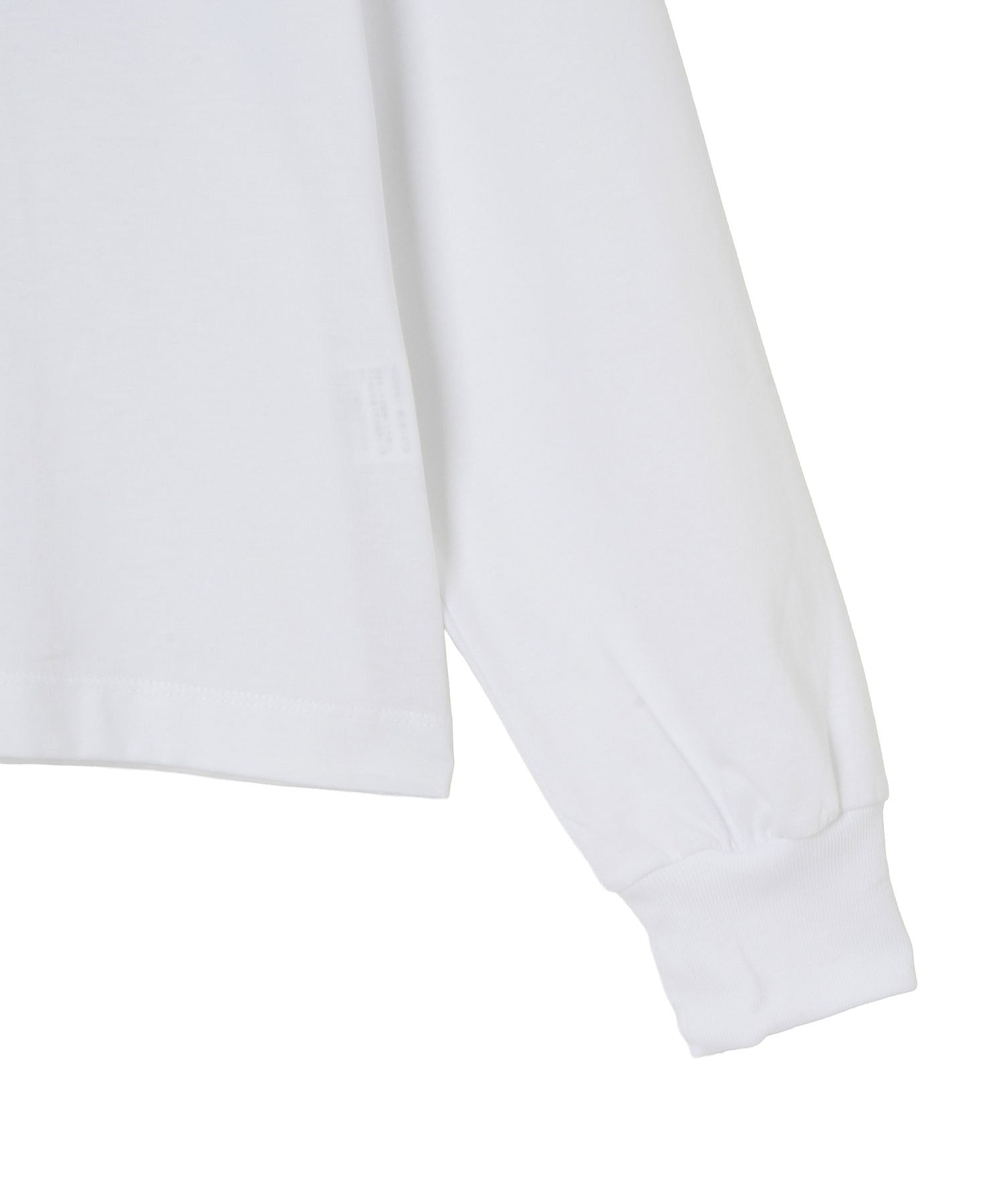 GANNI/BASIC COTTON JERSEY LONGSLEEVE TEDDY MUSHROOM