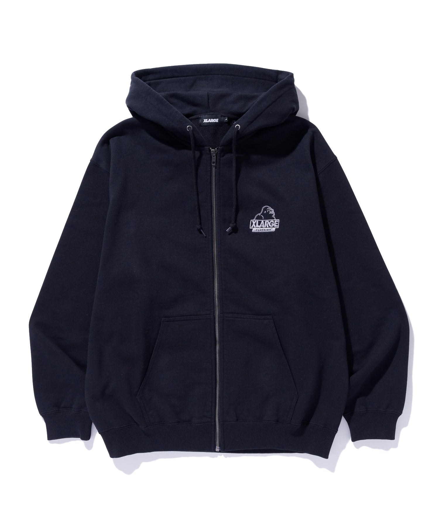 BACKSIDE OG ZIP UP HOODED SWEATSHIRT