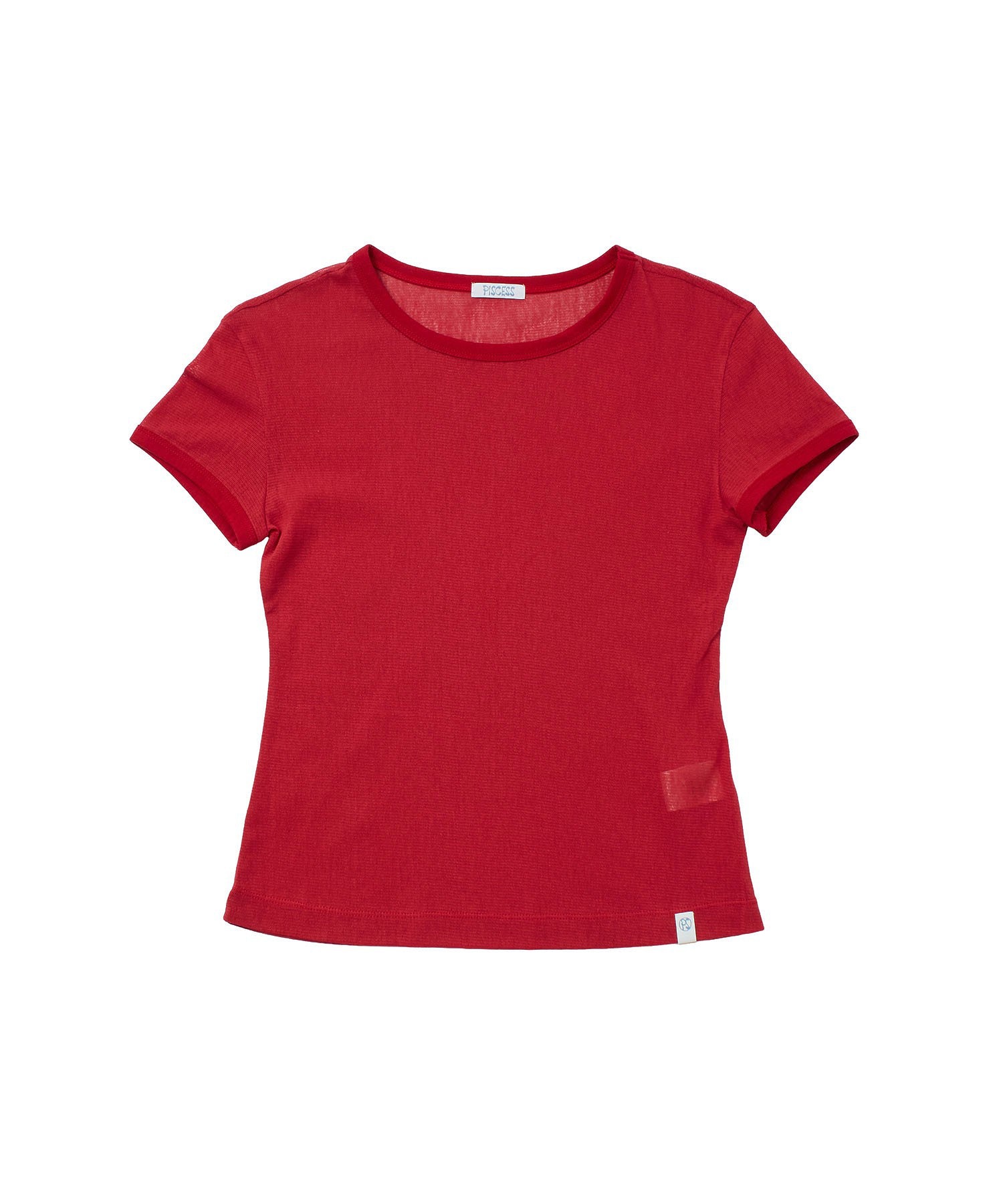 PISCESS/COTTON MESH SLIM FIT T-SHIRT