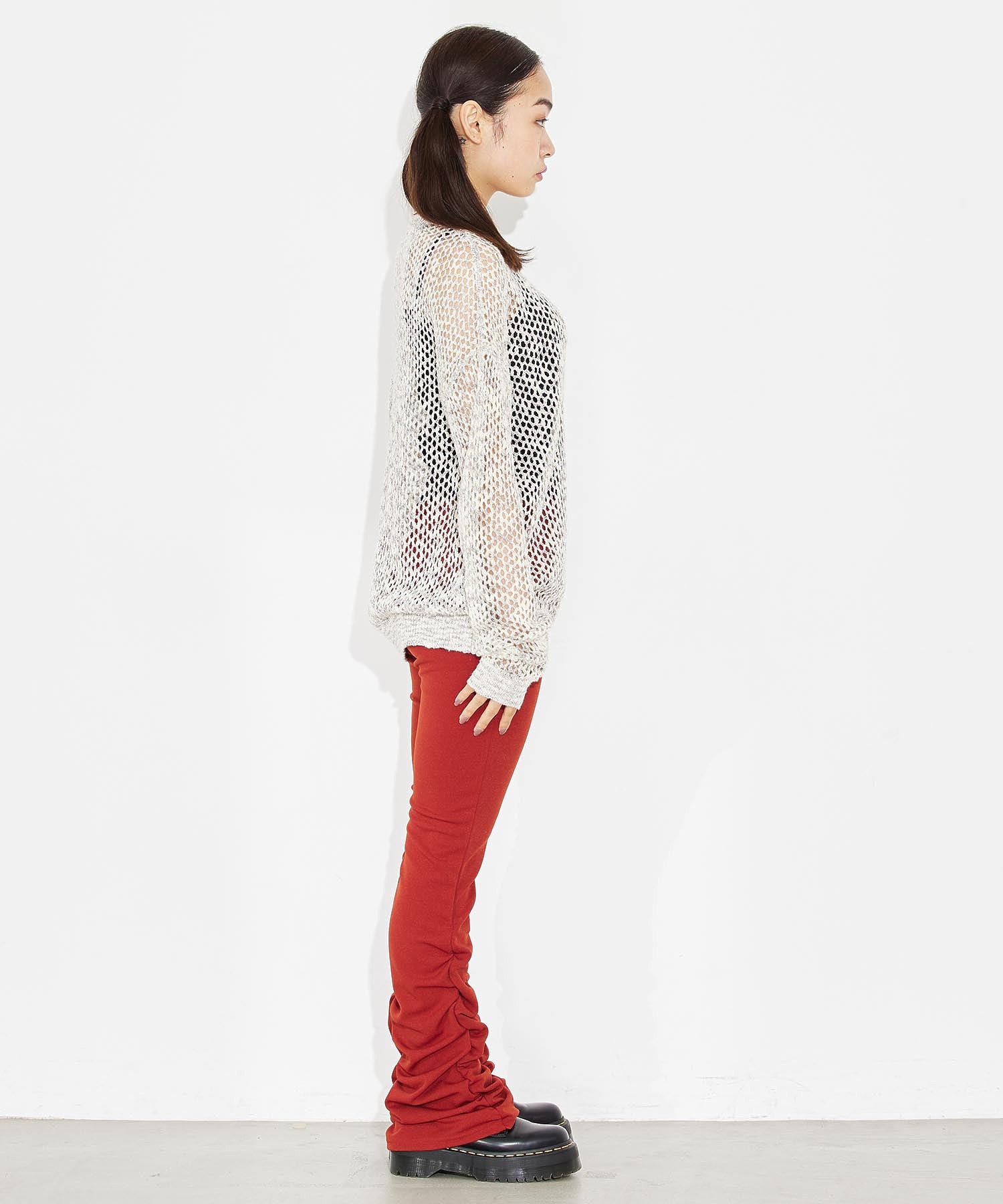 model:富樫かなえ H:161cm 着用サイズ:ONESIZE