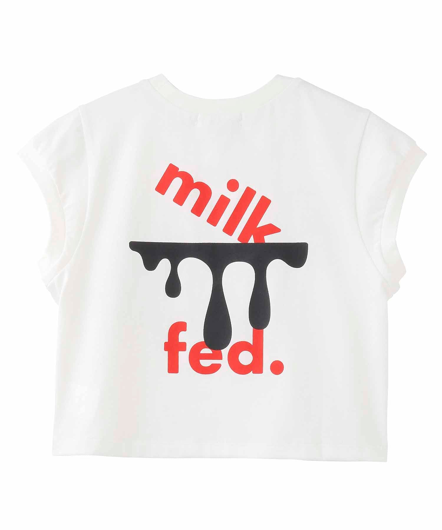 DRIP LOGO CROPPED TOP MILKFED.