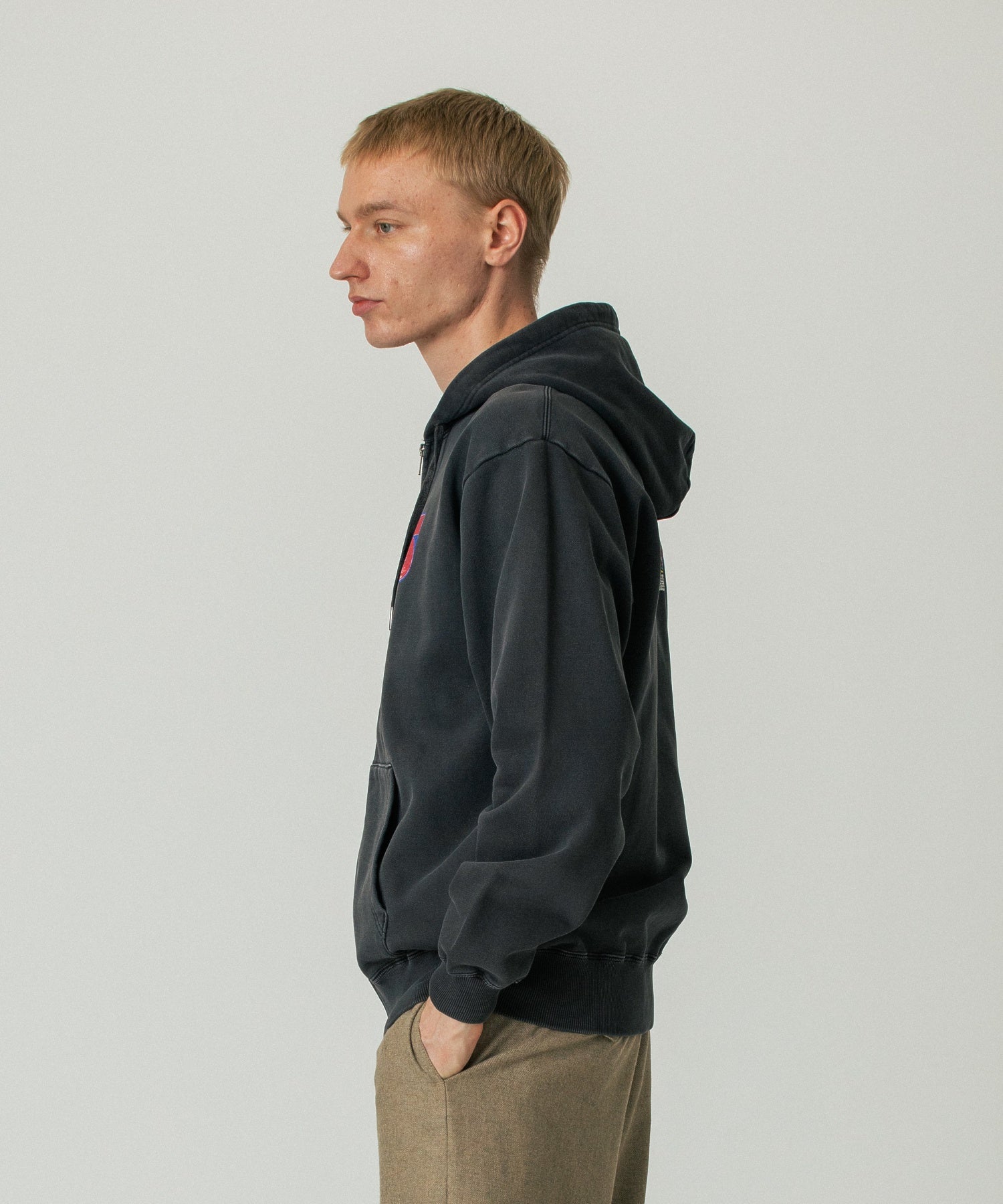 STICKER BOMB ZIP HOODIE