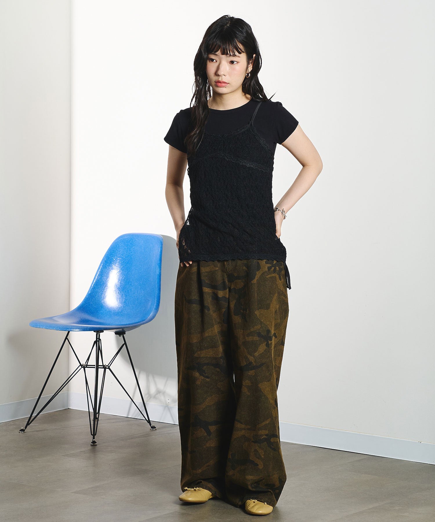 model:163cm 着用サイズ:ONE SIZE