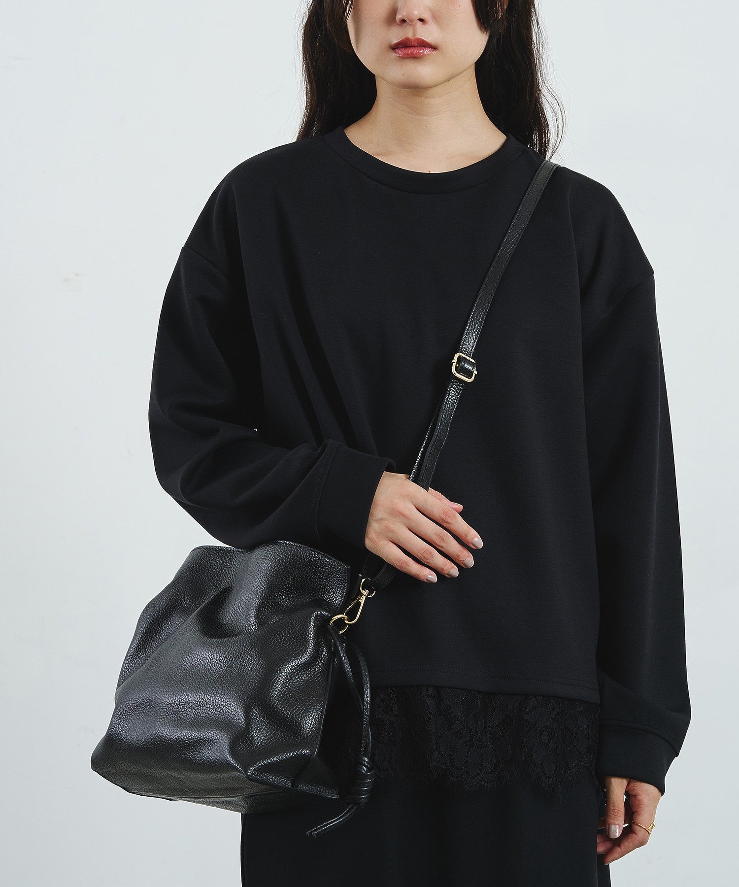 MILLELA FIRENZE/WIDE DRAWSTRING BAG