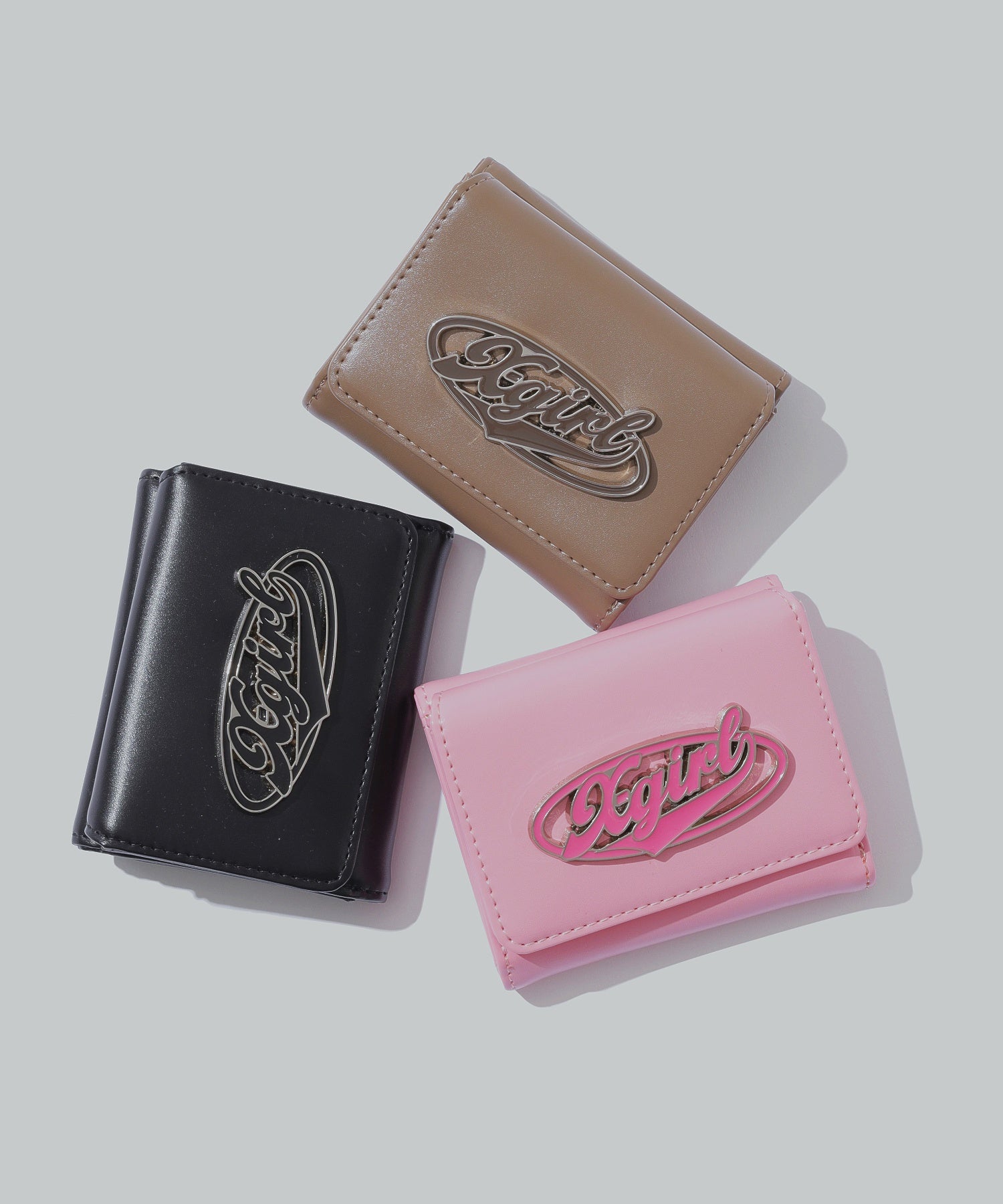 OVAL LOGO BUCKLE MINI WALLET