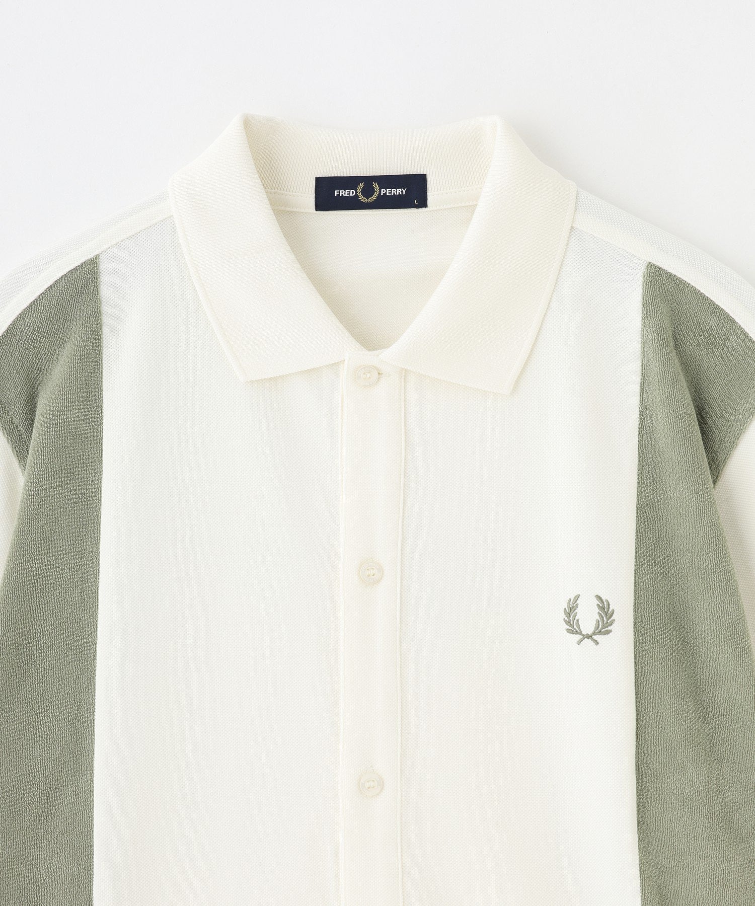 FRED PERRY/フレッドペリー/TOWELLING PANEL POLO SHIRT M7807