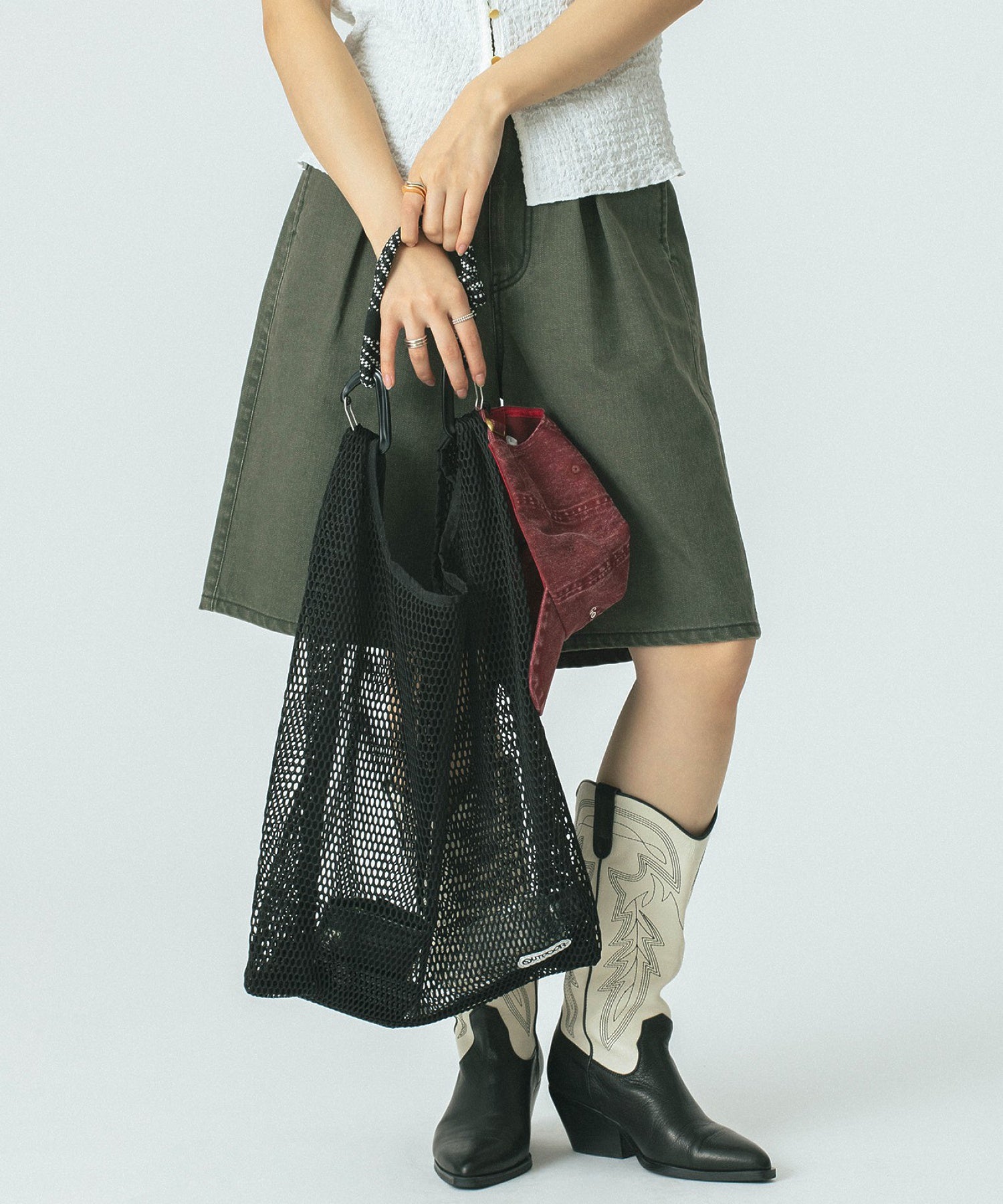 【ROSE BUD別注】OUTDOOR PRODUCTS/MESH SHOPPER