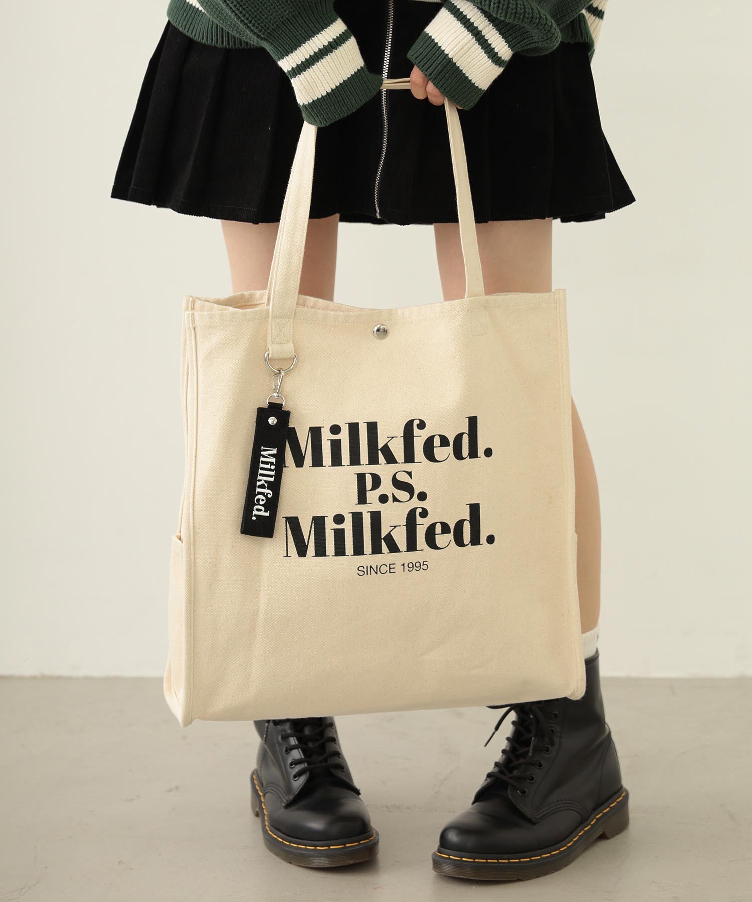 DIDONE LOGO BIG TOTE MILKFED.