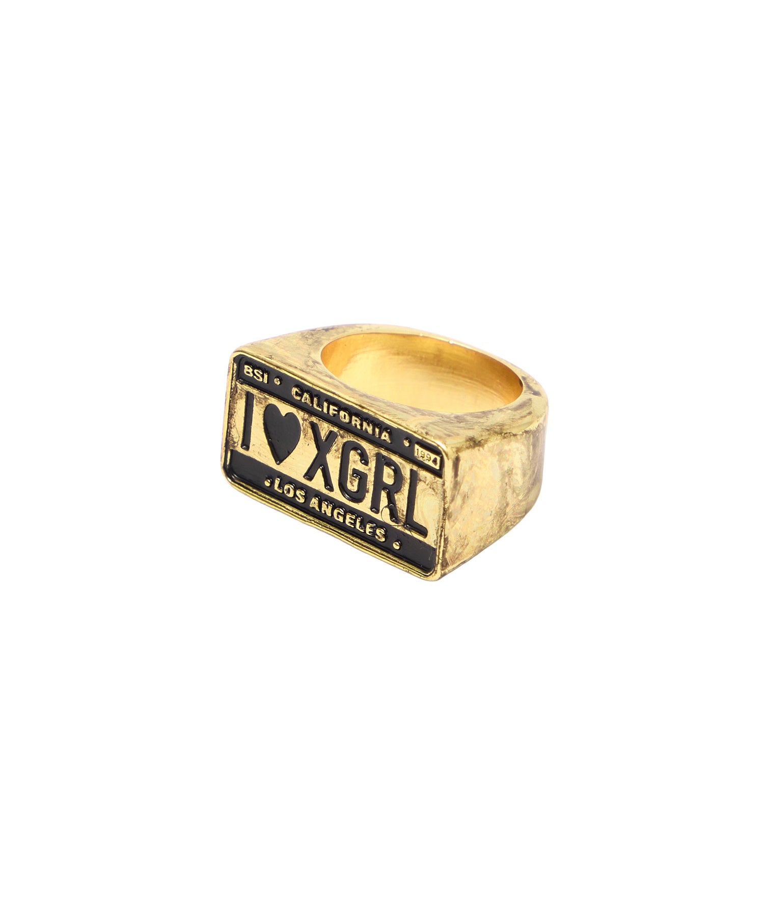 PLATE LOGO RING