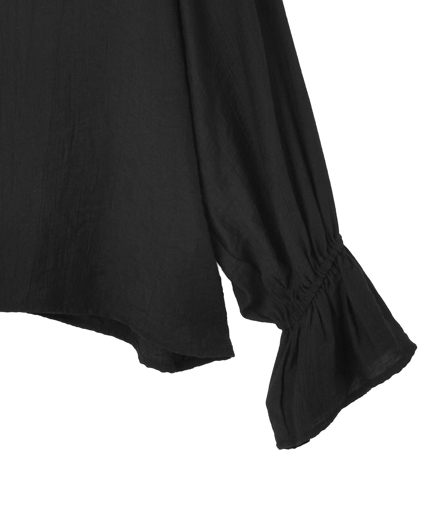 RUFFLE DETAIL LACE BLOUSE