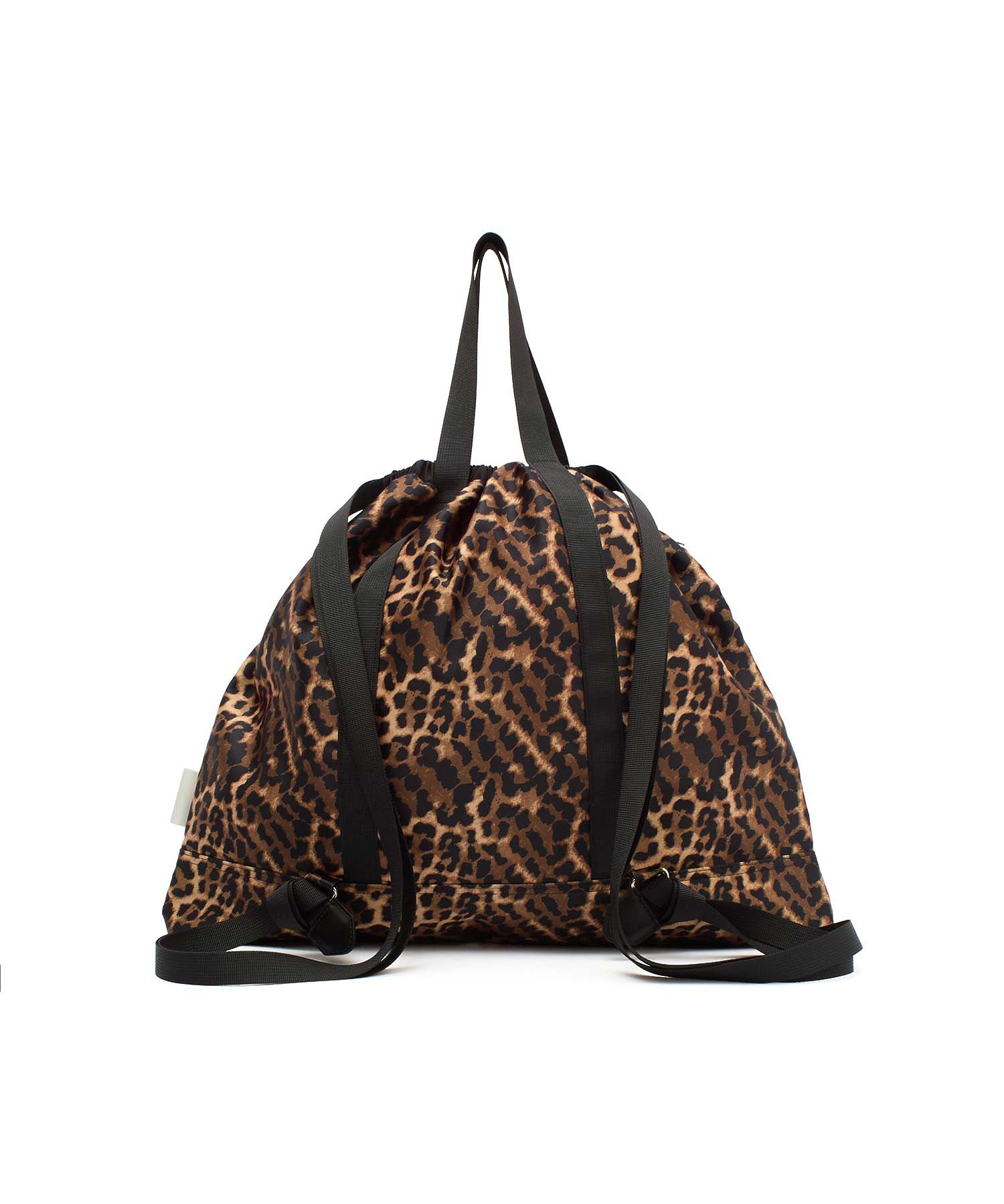 CONTROL FREAK/NYLON 3WAY SQUARE TOTE LEOPARD