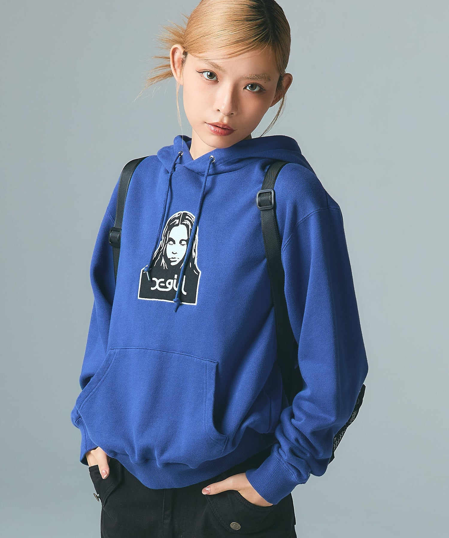 FACE PATCH SWEAT HOODIE