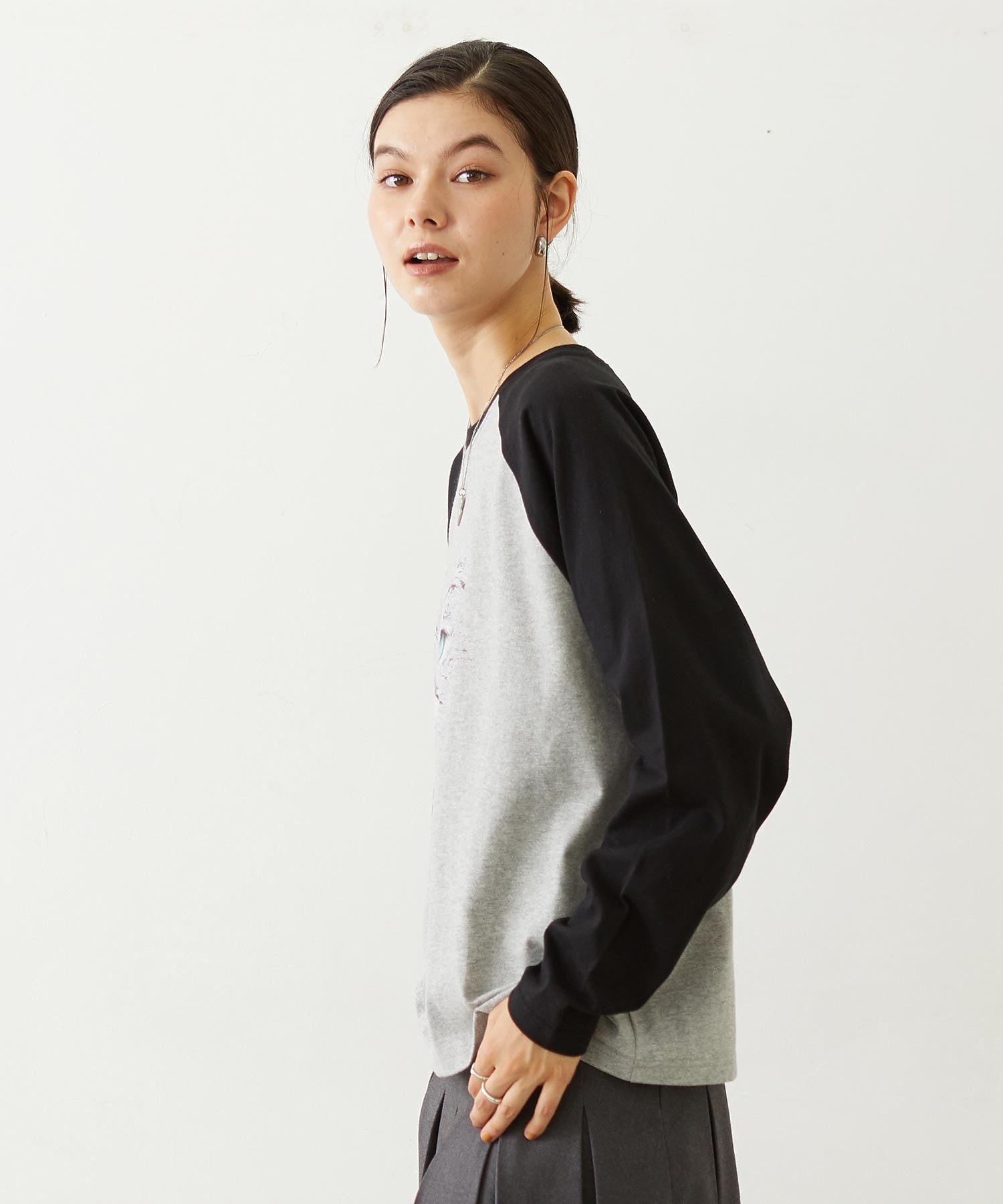CAT HEART EYES B/B TEE