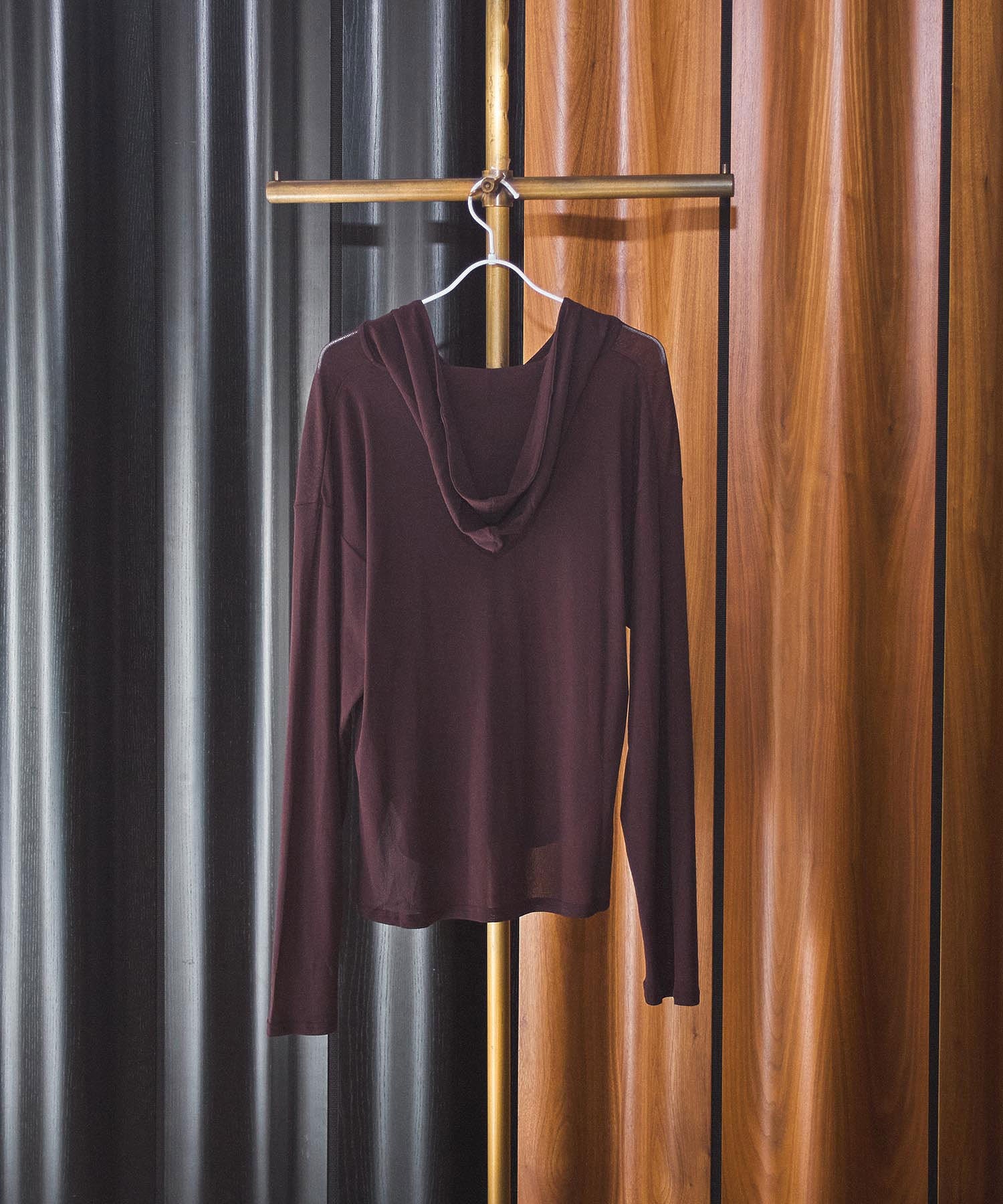 CHIGNON/SHEER HOODIE PO