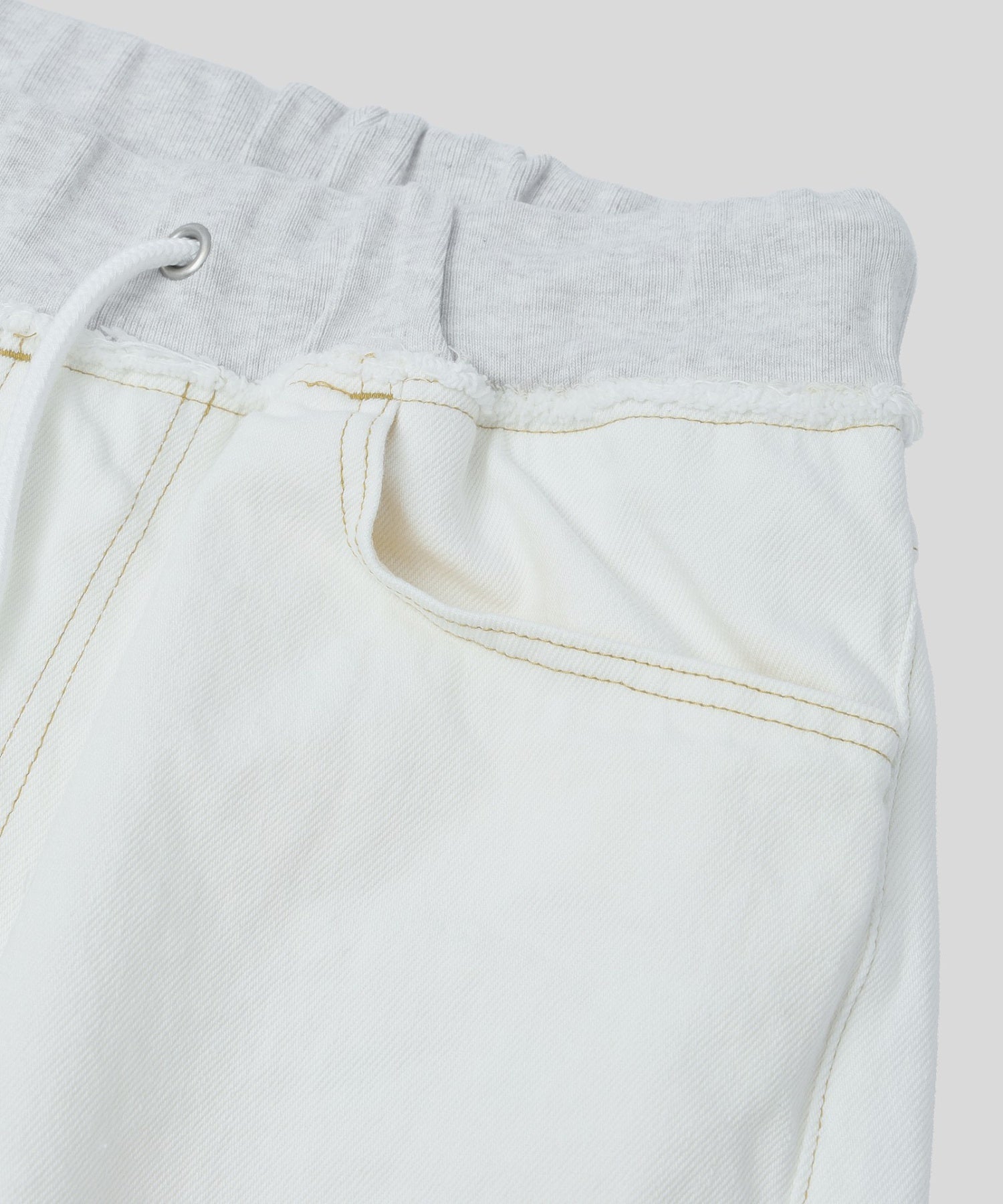 FACETASM/ファセッタズム/DENIM MERGING SWT PANTS MYK-PT-08