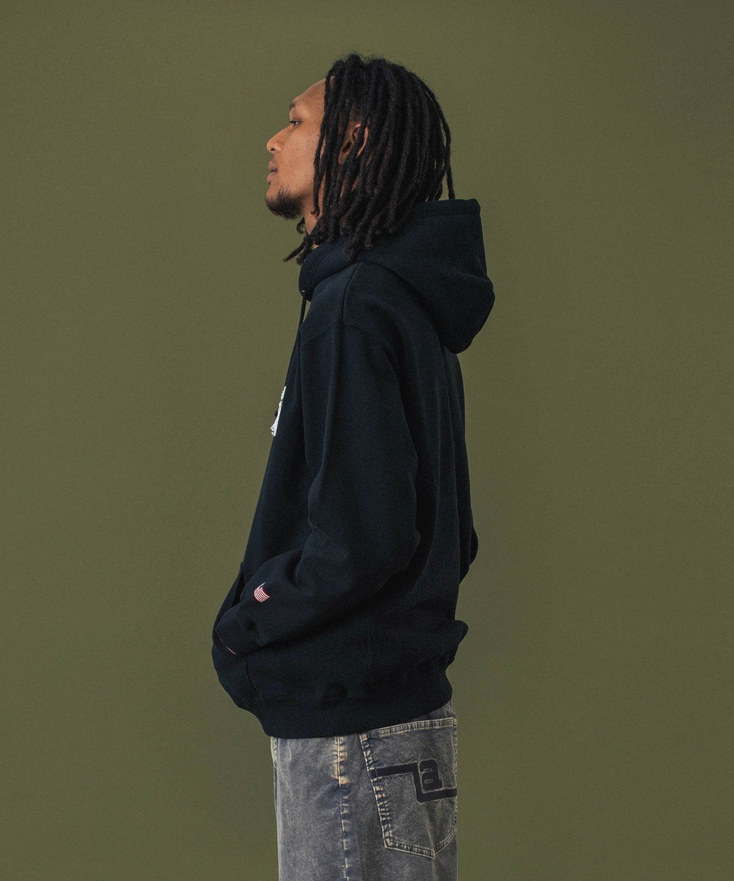 ARCH LOGO PULLOVER HOODED SWEATSHIRT