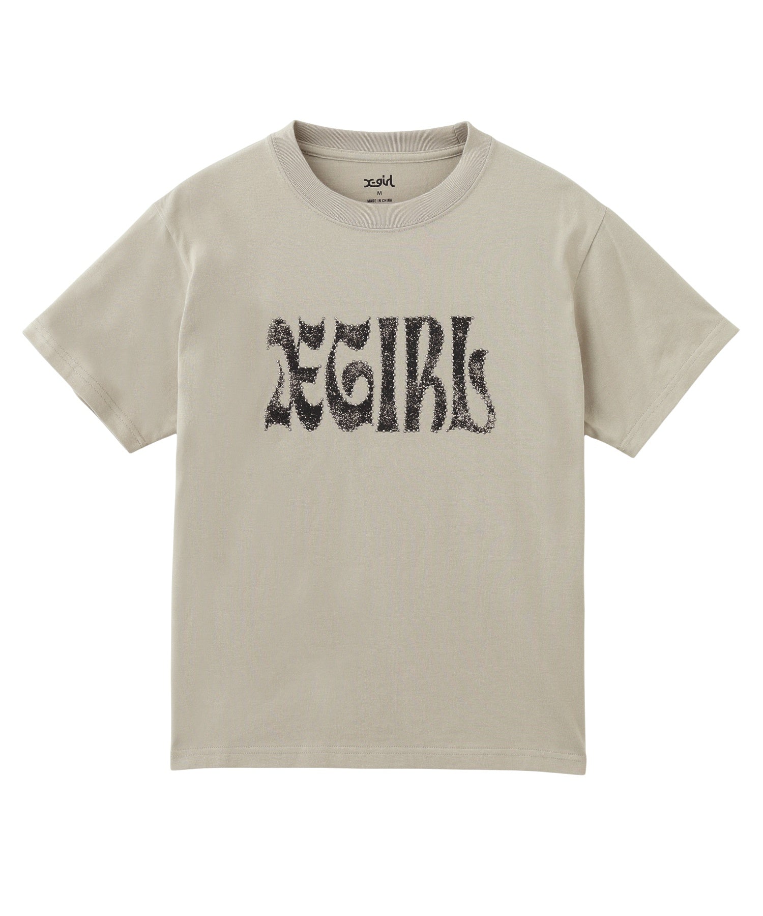STUDDED LOGO S/S TEE