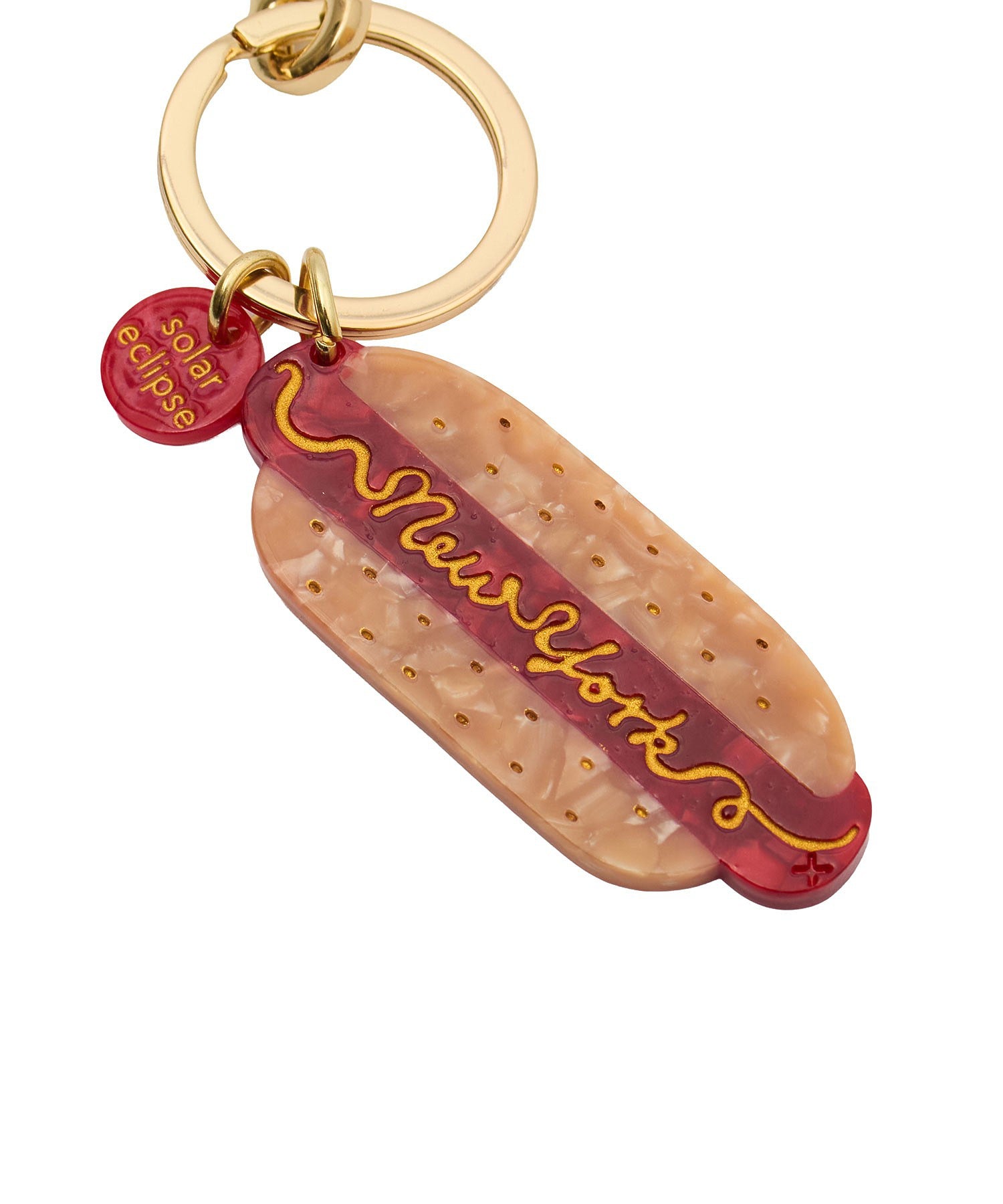 SOLAR ECLIPSE/HAND-PAINTED BAG CHARM