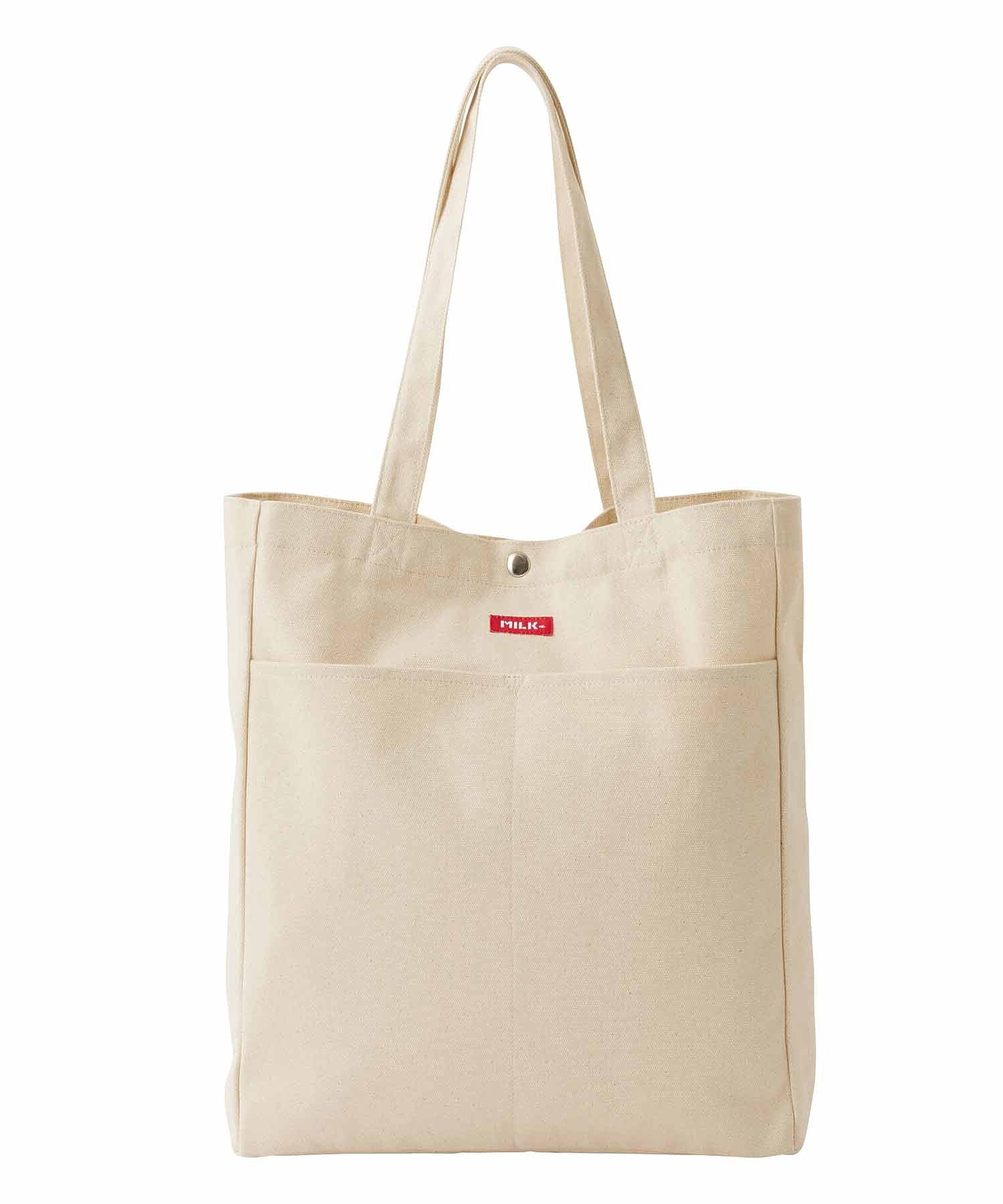 EMBROIDERY OUTLINE LOGO TOTE MILKFED.