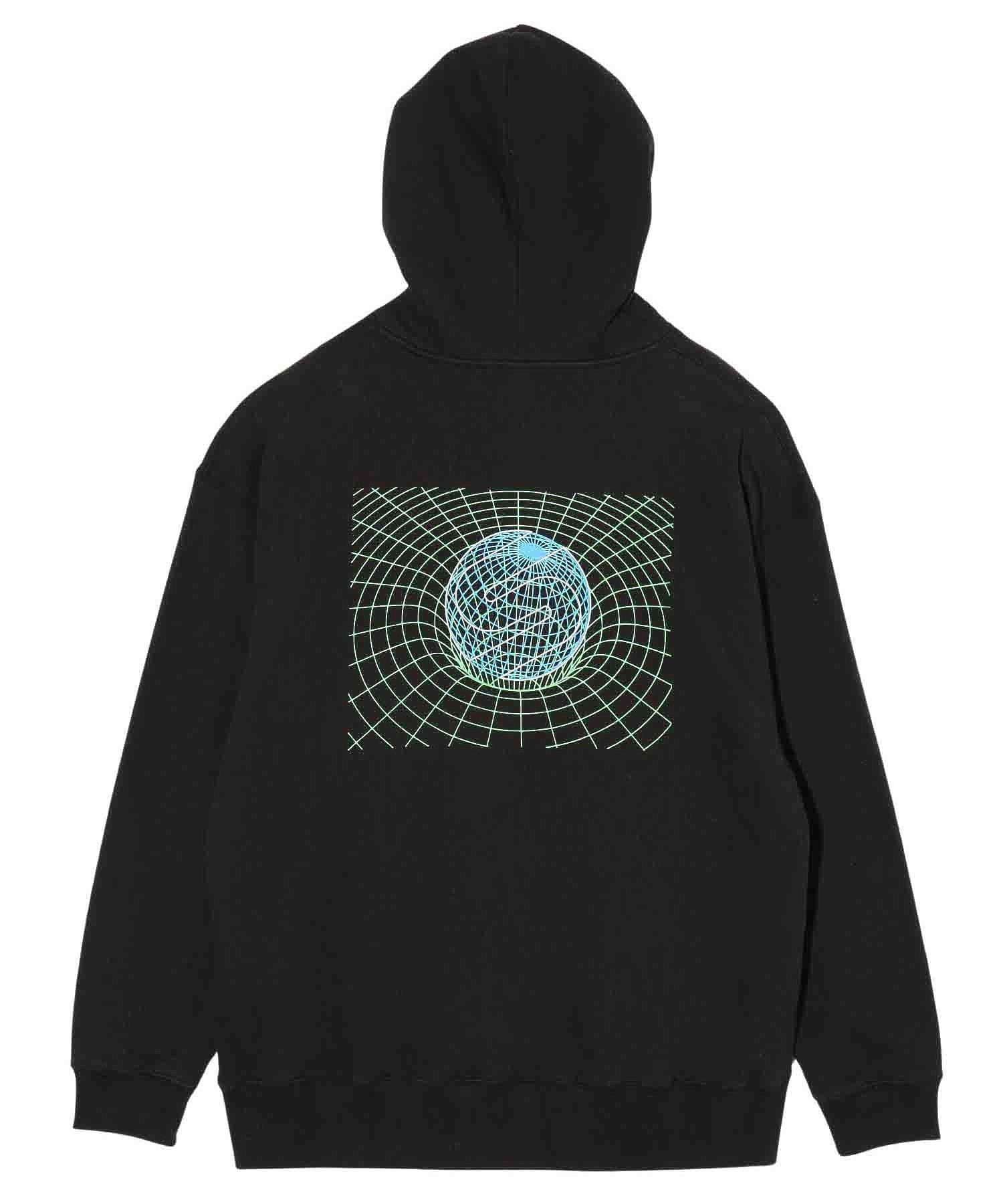 GRID LOGO WIDE HOODIE SILAS