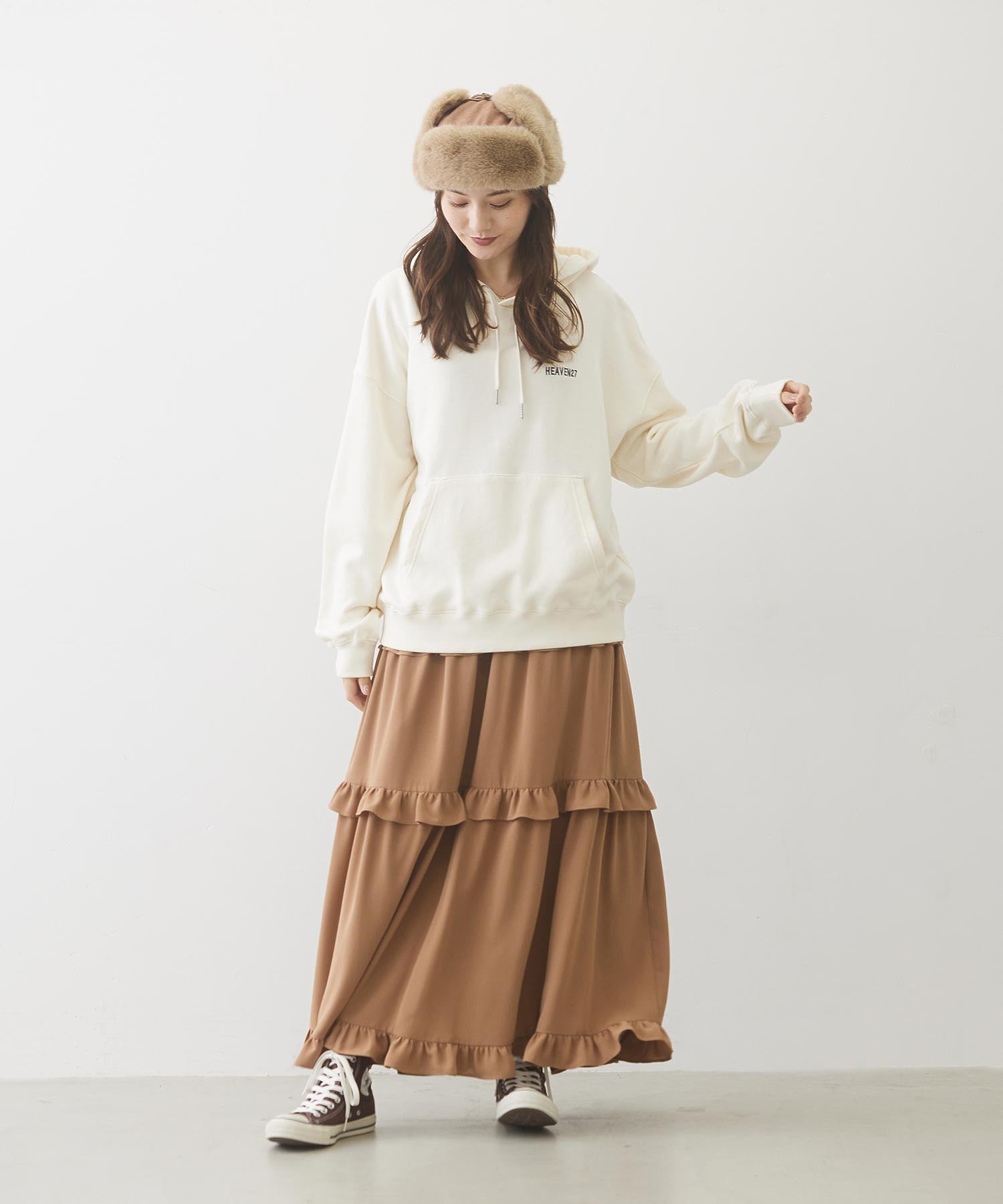 FRILL TIERED SKIRT