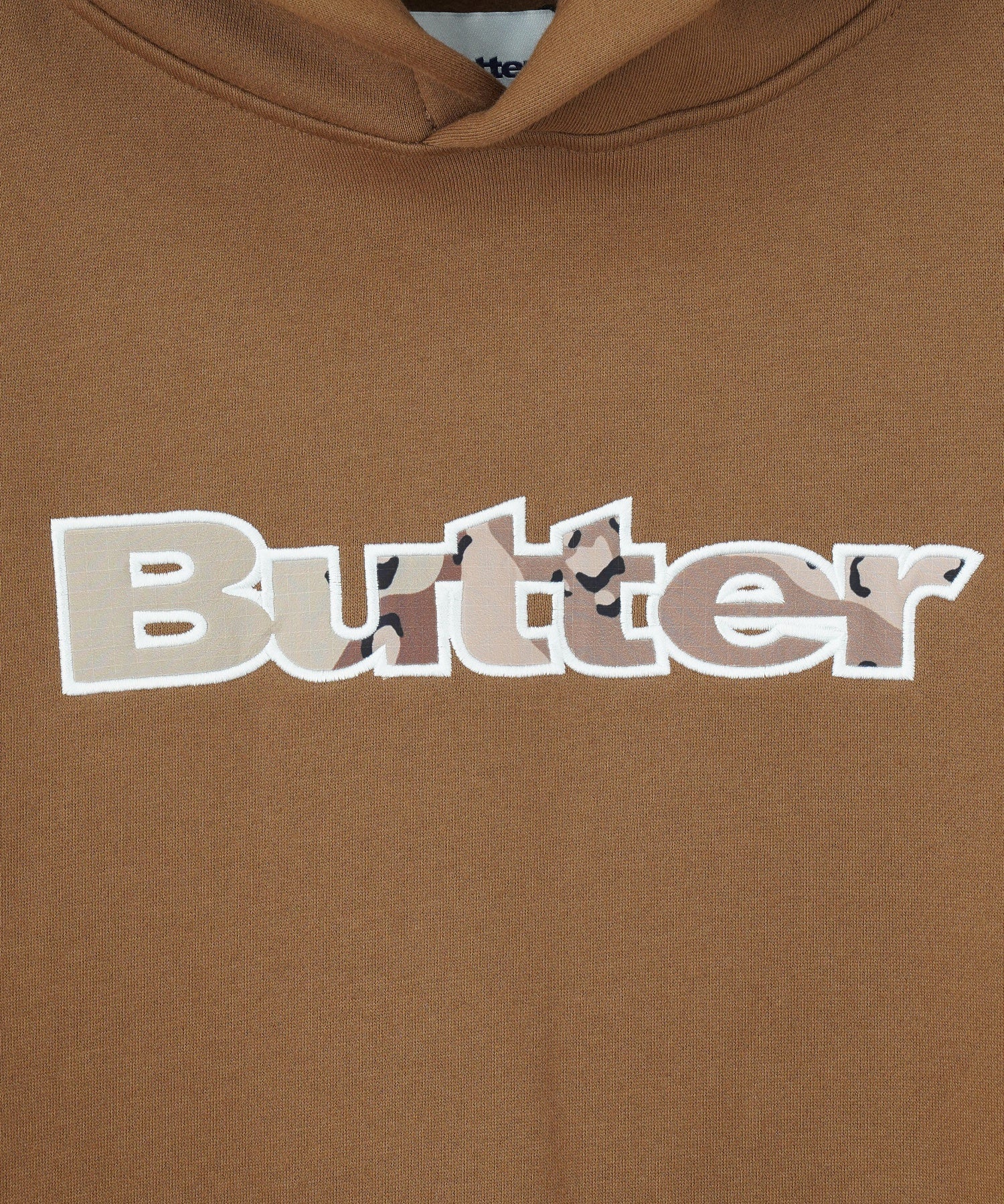 BUTTER/バター/Logo Camo Applique Pullover Hood