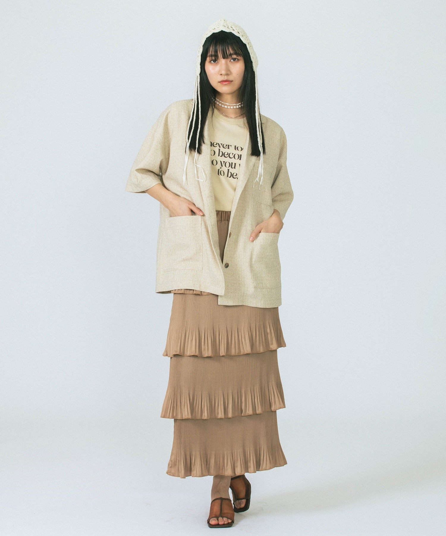 model:167cm 着用サイズ:ONE SIZE