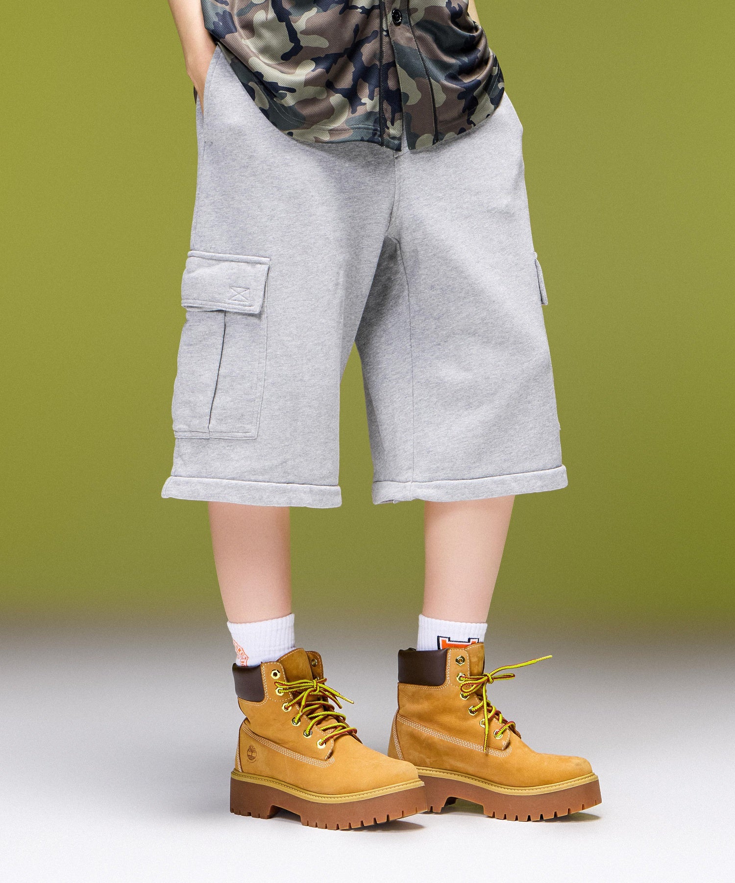 EMBLEM POCKET 2WAY BUGGY SWEATPANTS