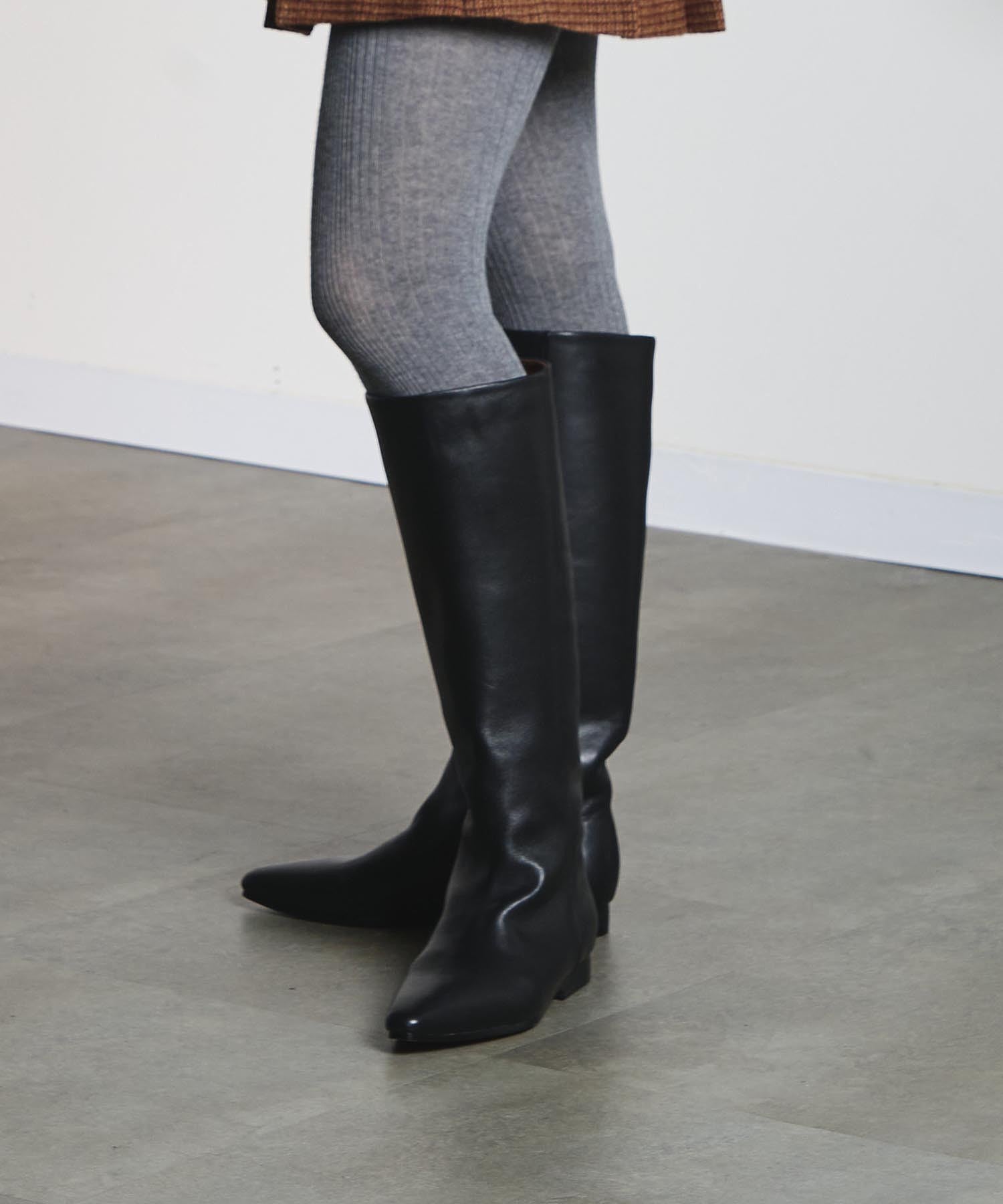 REMME/LEATHER LONG BOOTS
