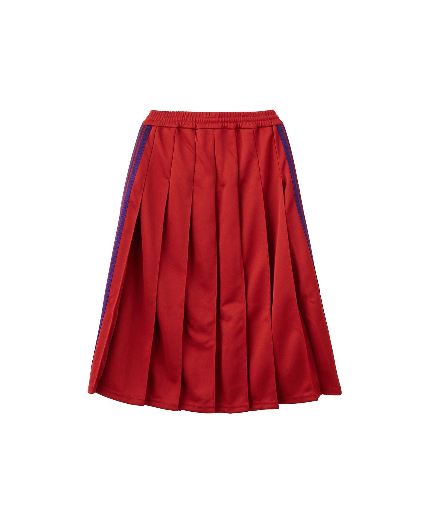 NEEDLES/PLEATED TRACK SKIRT - POLY SMOOTH