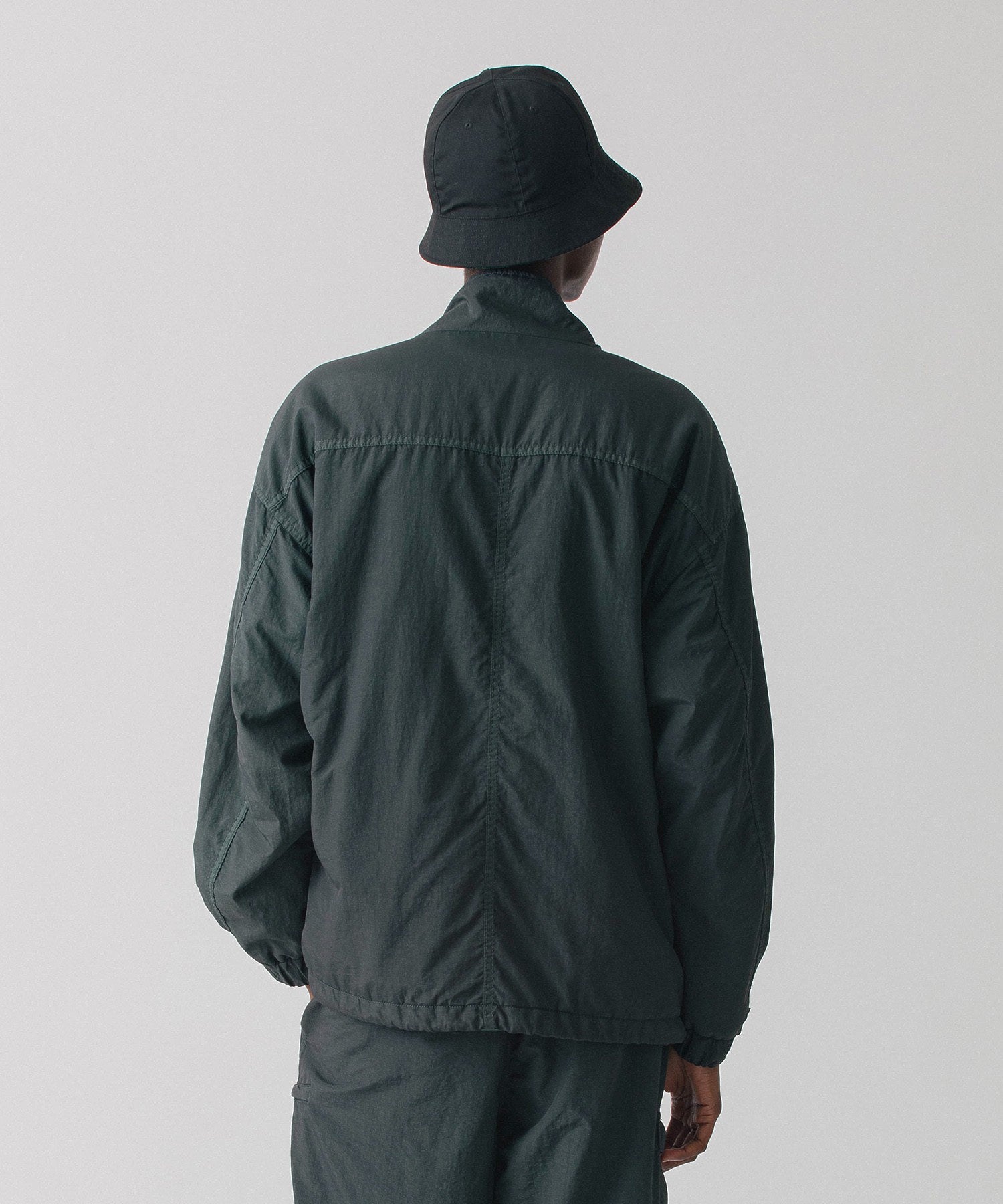 GARMENT DYED PUFFER MILITARY JACKET