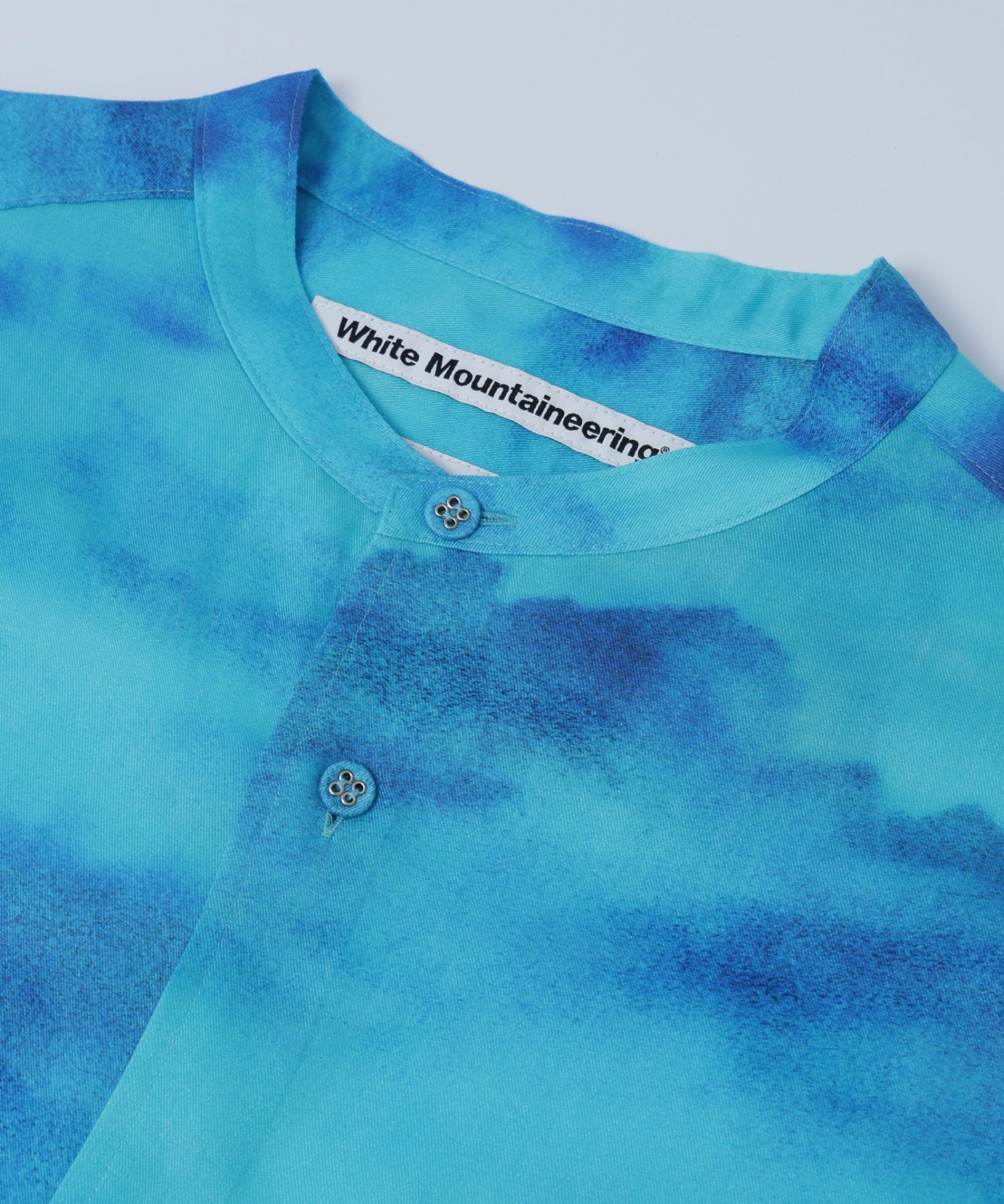 WHITE MOUNTAINEERING/ホワイトマウンテニアリング/CLOUD CAMO BAND COLLAR SHIRT WM2671119