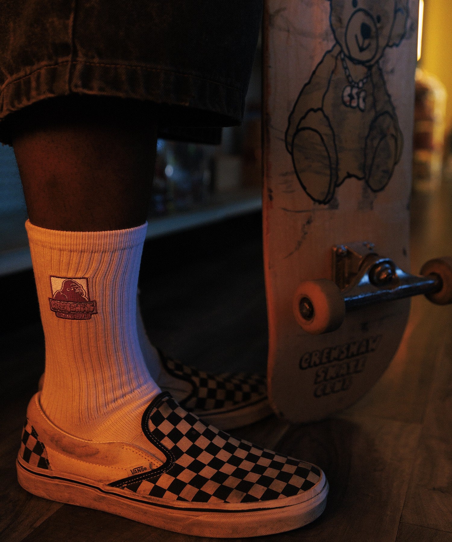 XLARGE×CRENSHAW SKATE CLUB OG SOCKS