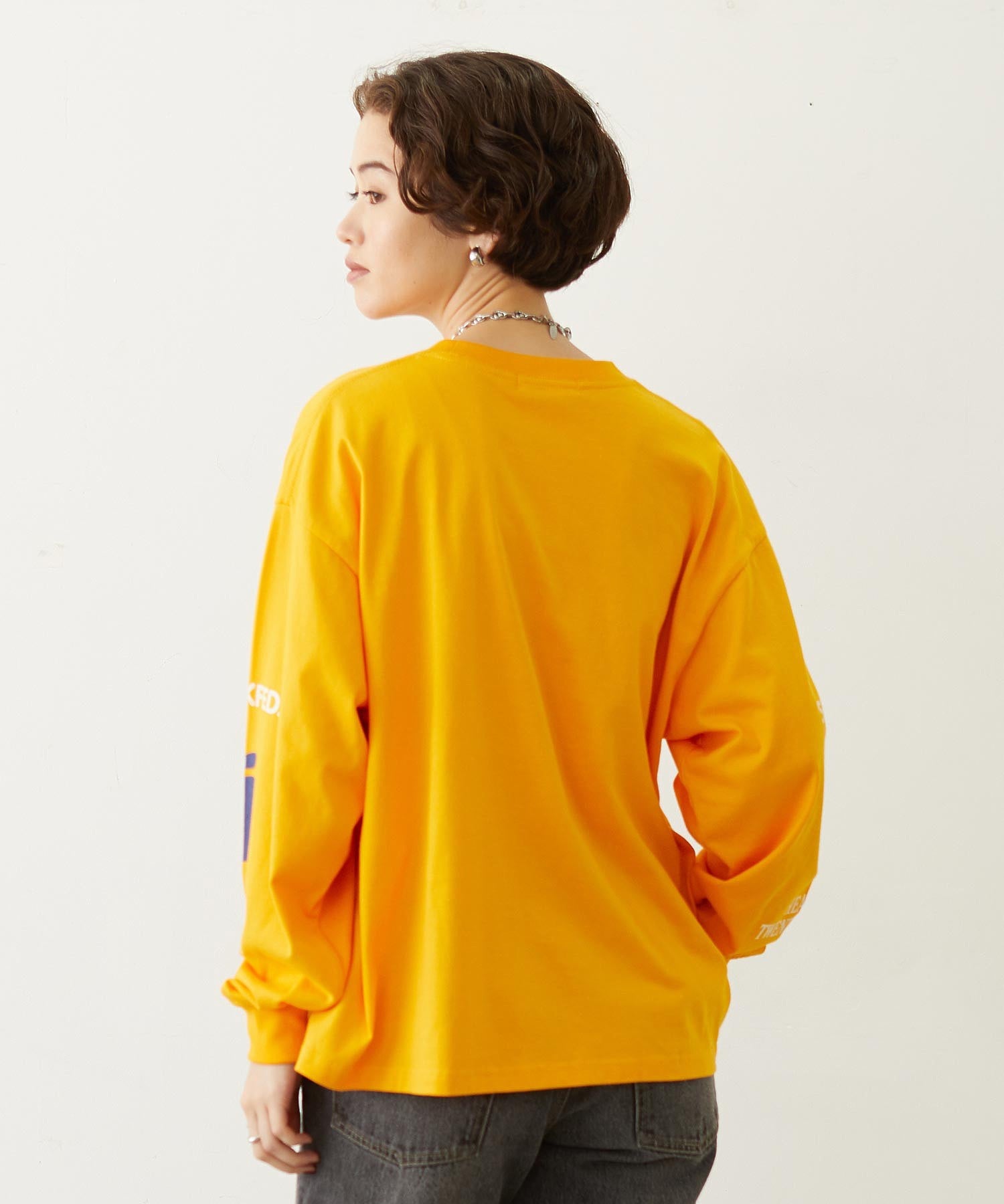 FRUIT SLEEVE PRINT L/S TEE