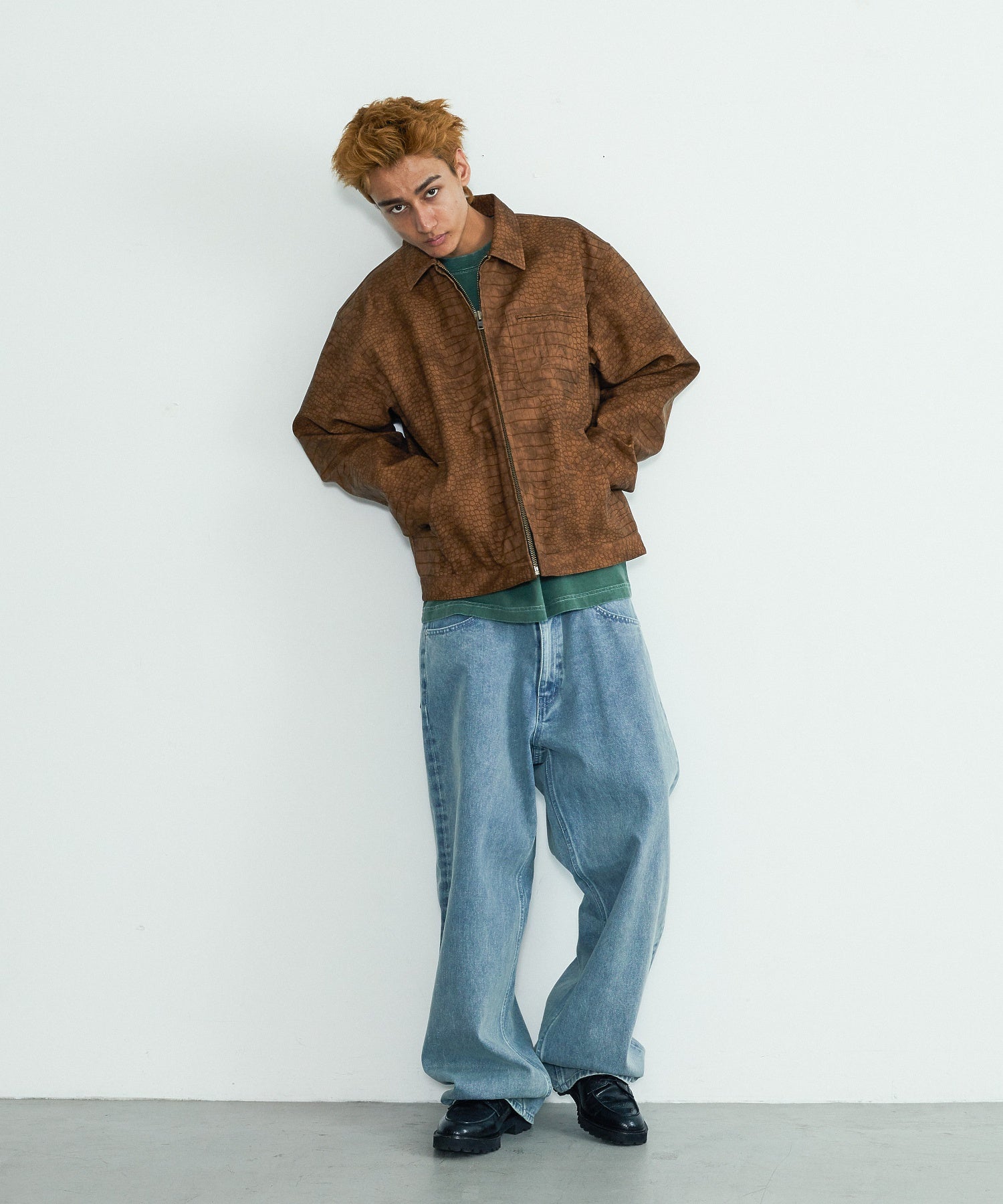 CROC SUEDE JACKET