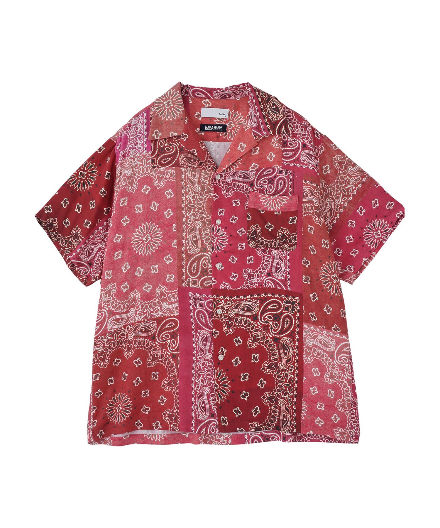 TOLQ/トルク/HAV-A-HANK Open Collar Print Shirt S/S 25-1209