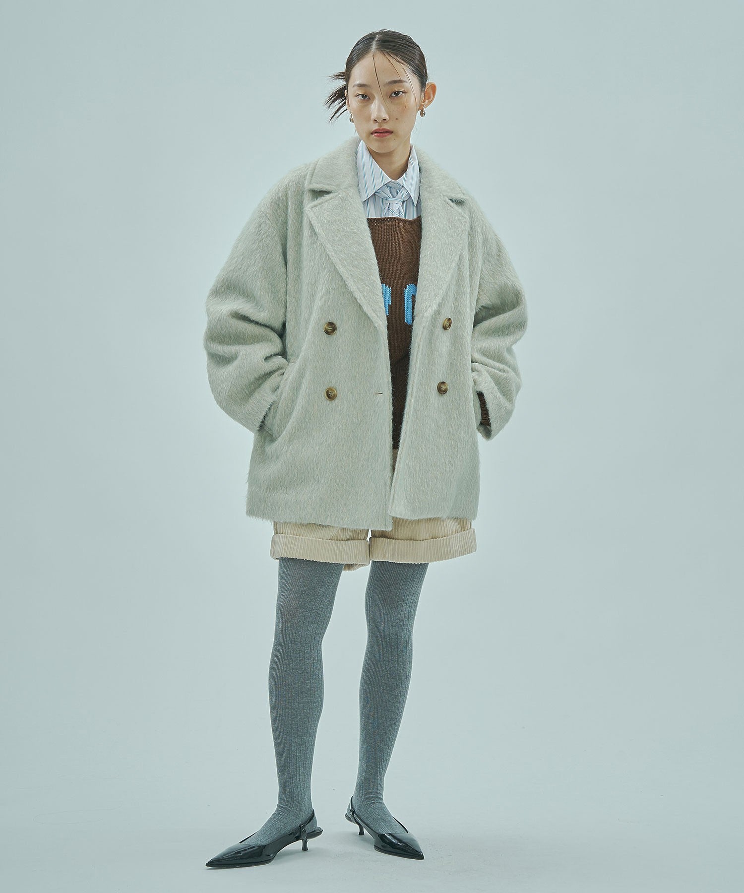 model:163cm 着用サイズ:S