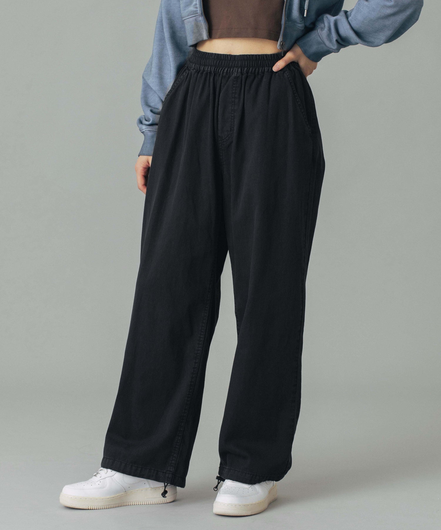 FACE LABEL EASY PANTS