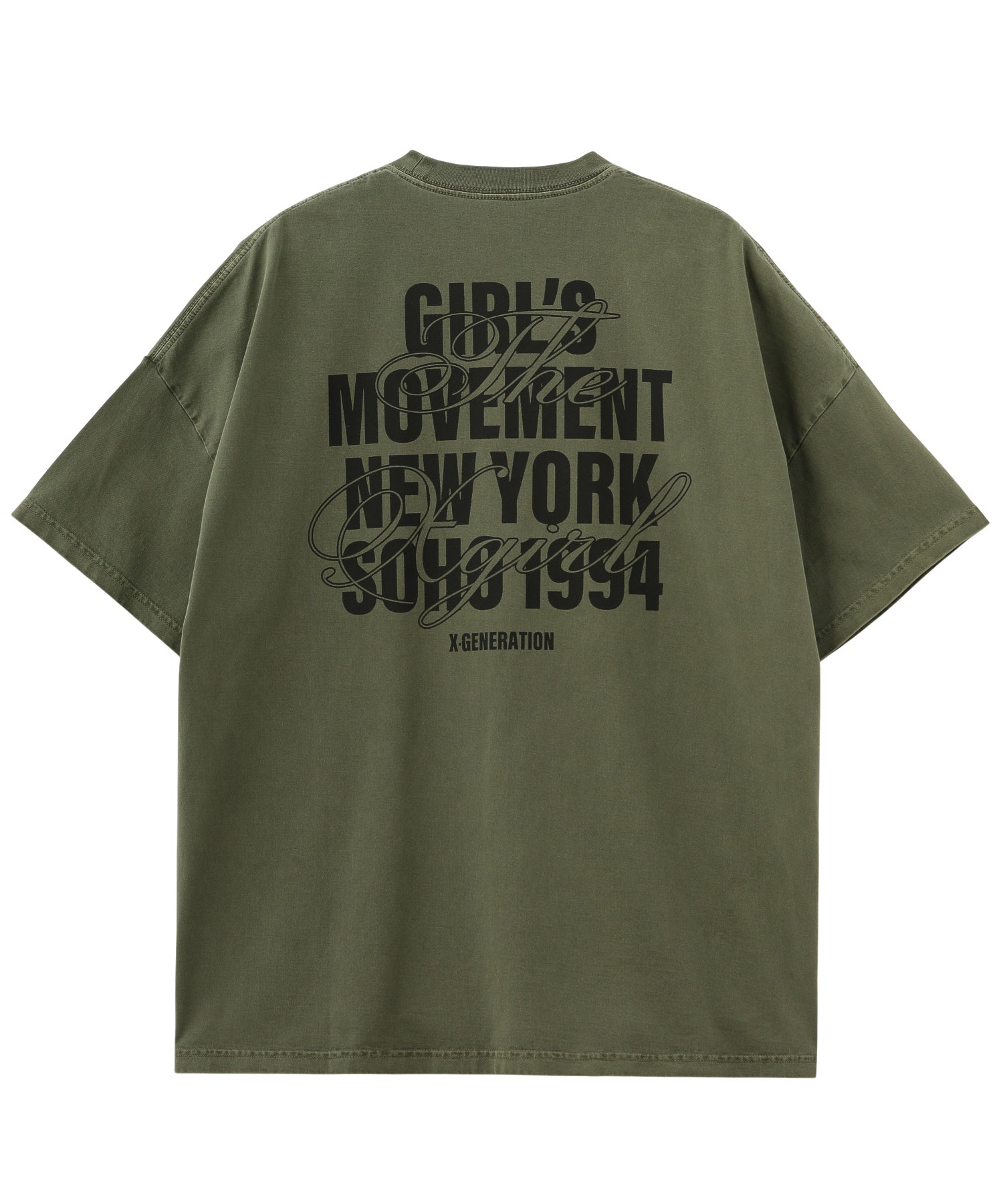 FADED MIX FONT LOGO S/S BIG TEE DRESS